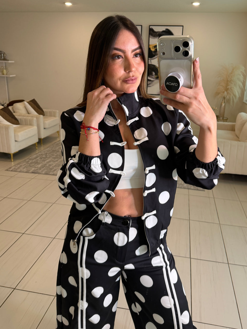 Oriental Polka Muse Black Set