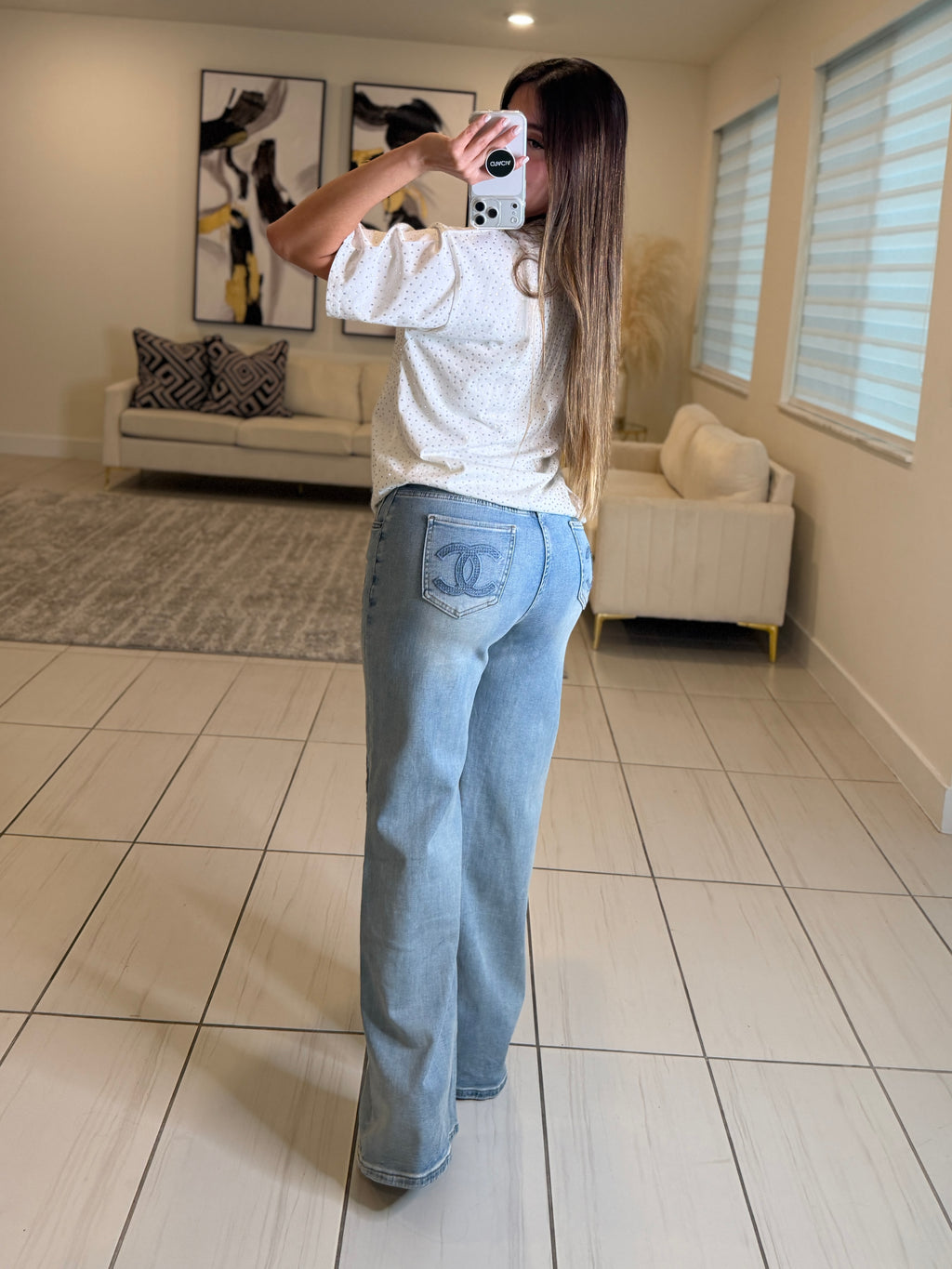 Iconic Light Blue Denim Pants