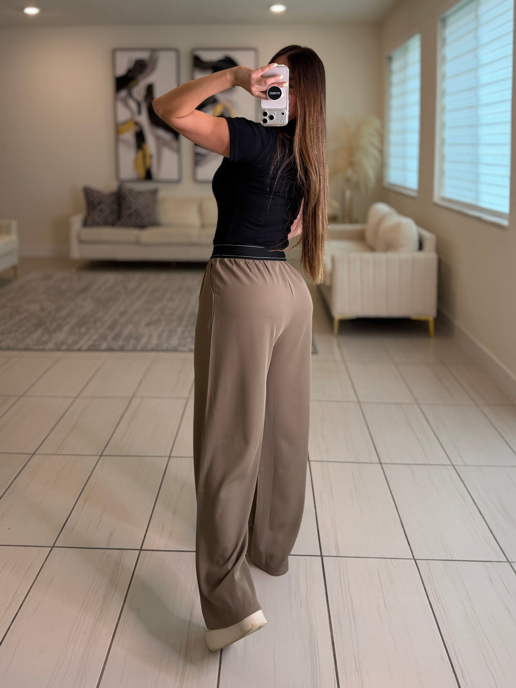 Suit Up Halo Taupe Pants