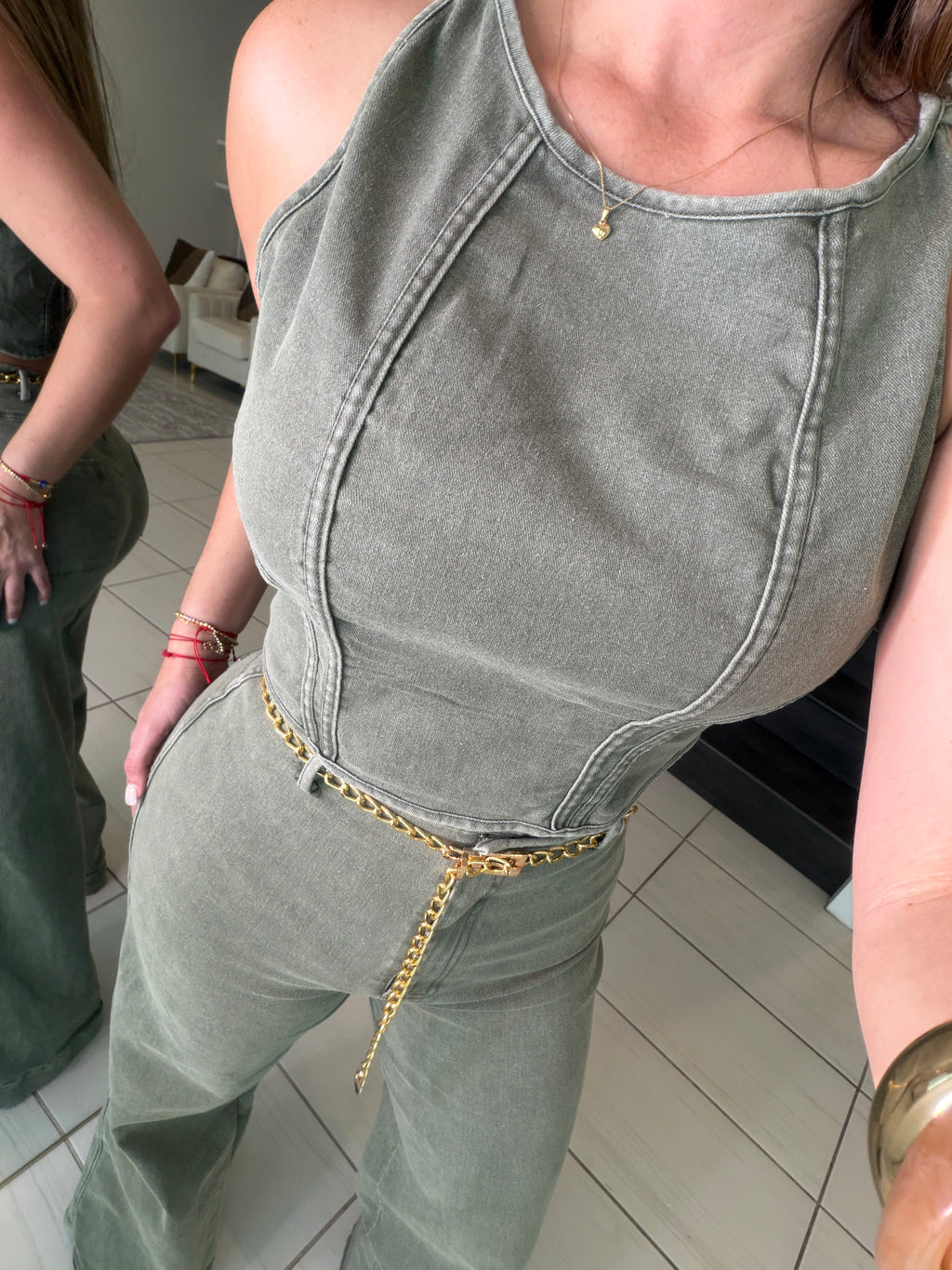 Rebel Utility Green Pant Set