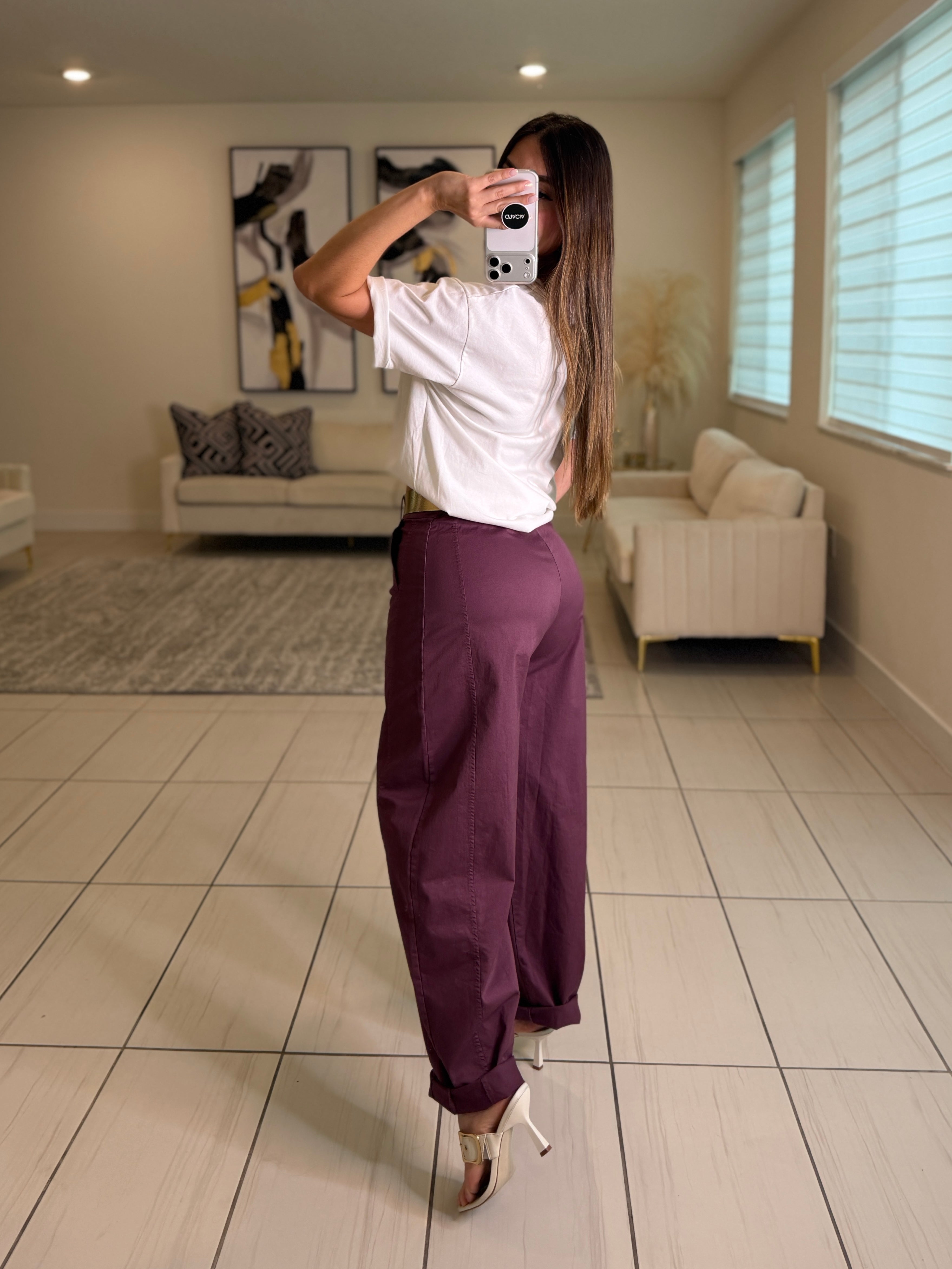 Savanna Wine Barrel Pants