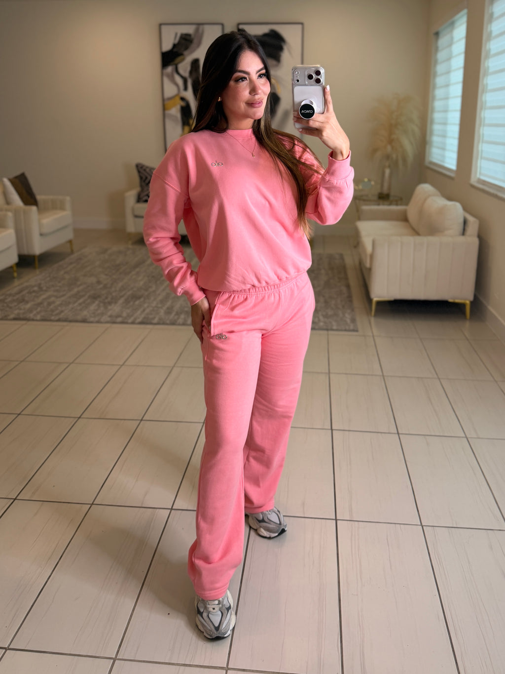 Serenity Halo Pink Pant Set