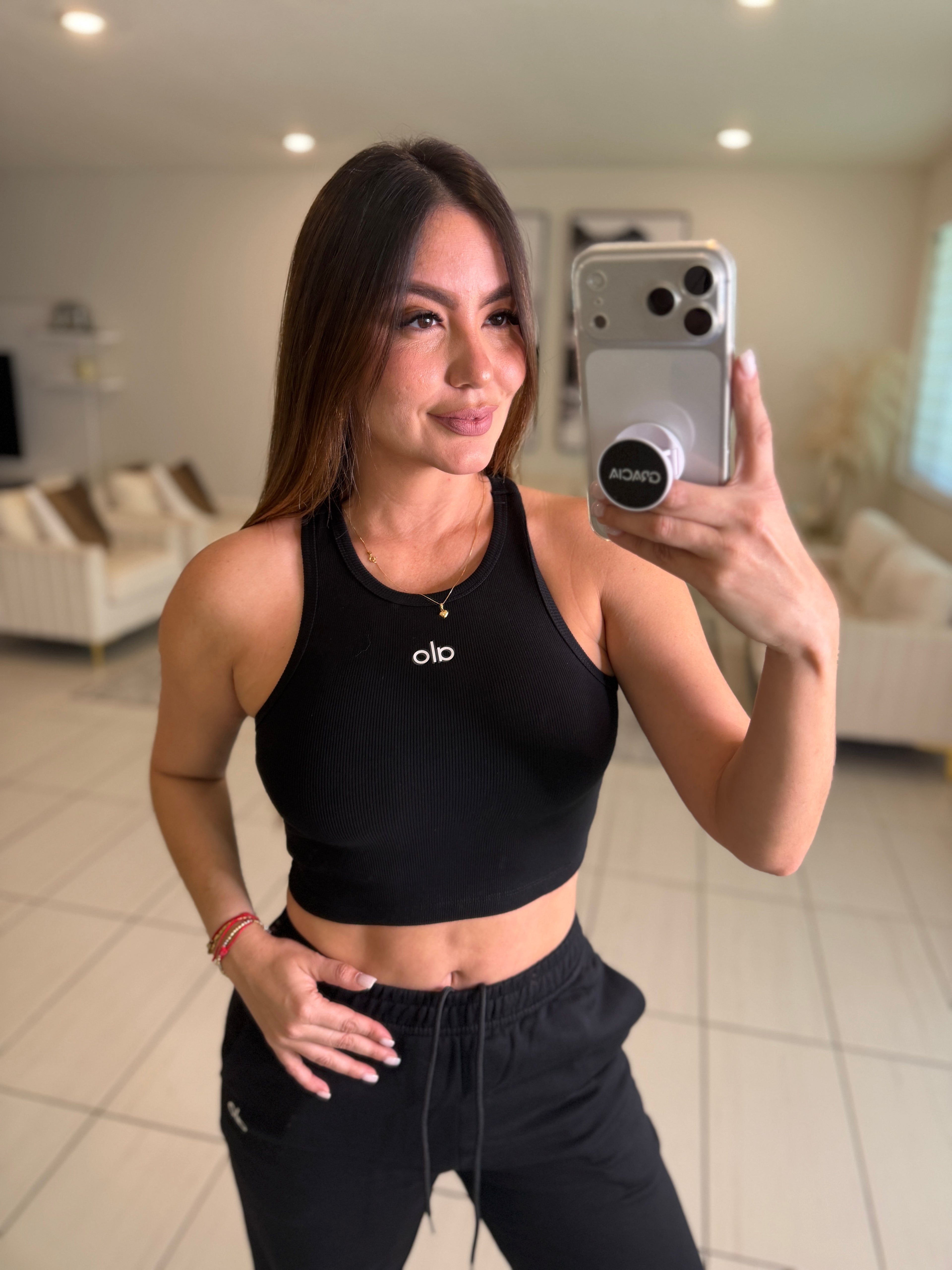 Iconic Halo Black Jogger Pant Set