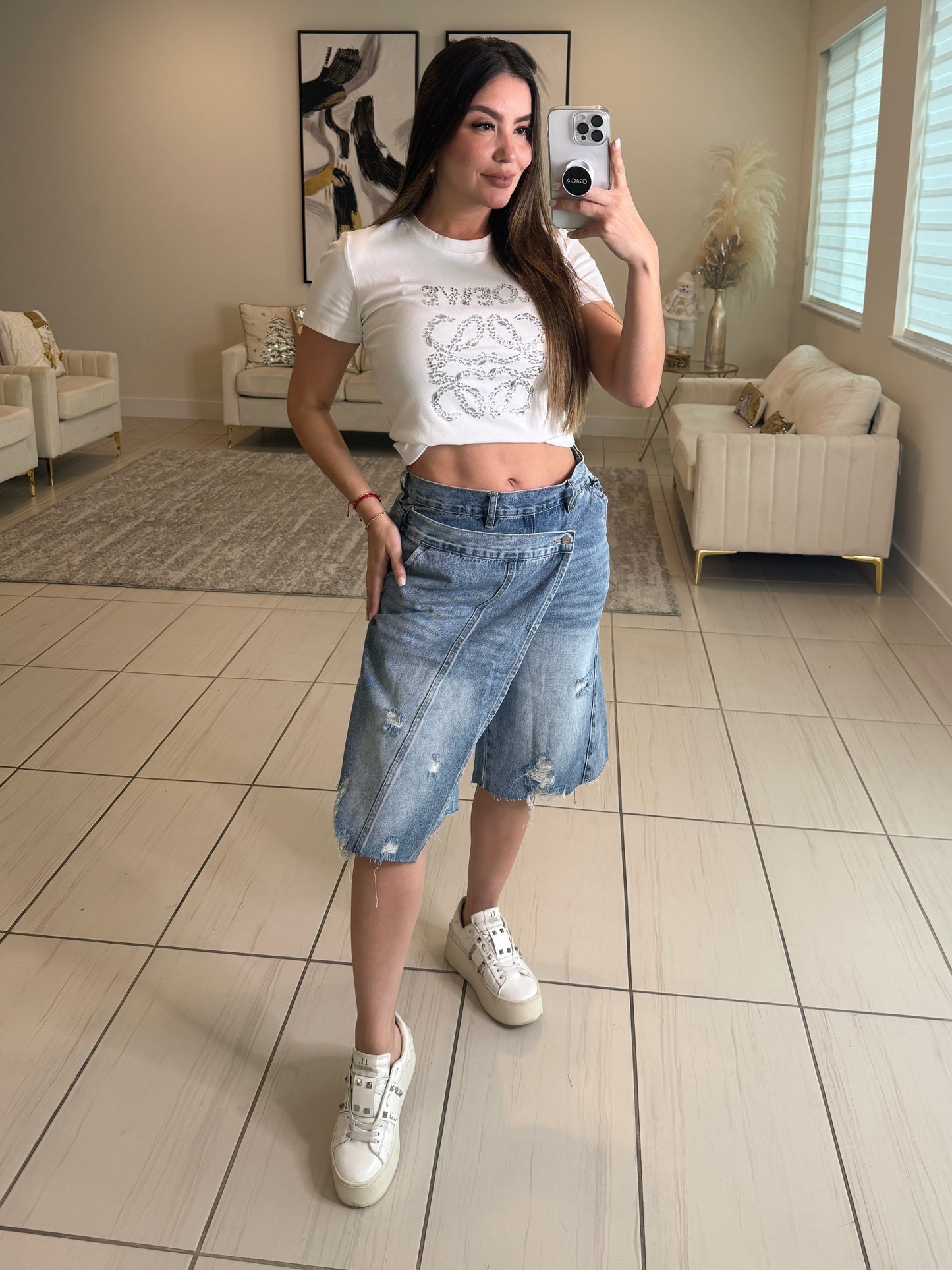 Modern Edge Denim Short