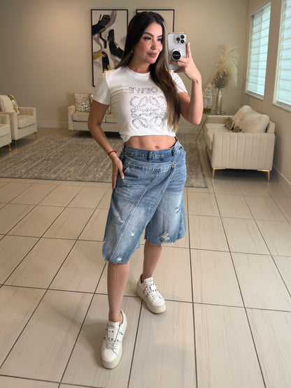 Modern Edge Denim Short