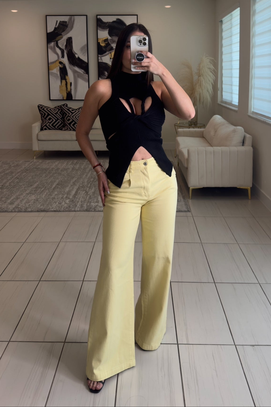 Luxe Braid Black Top