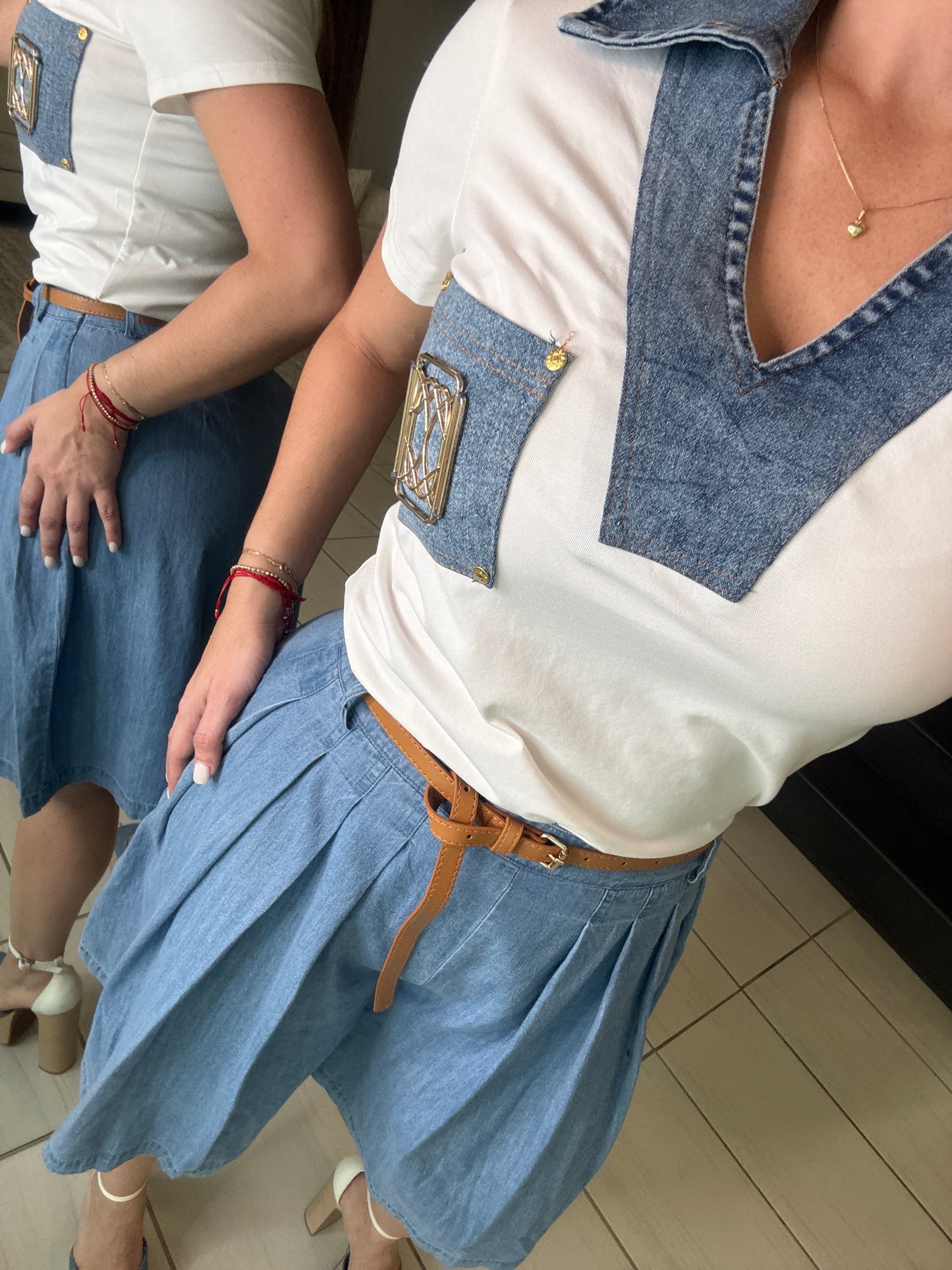 Refined Motion Blue Denim Short