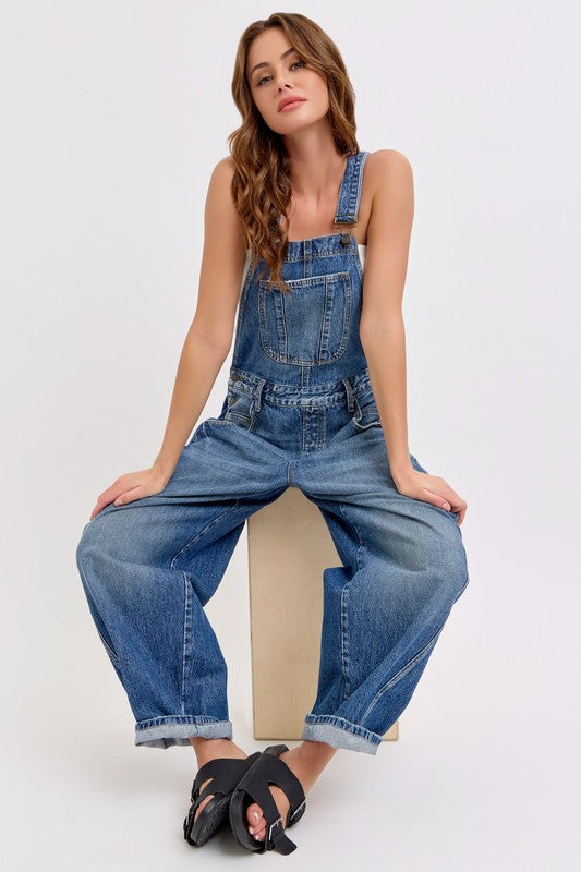 High Road Denim Barrel Jumpsuit