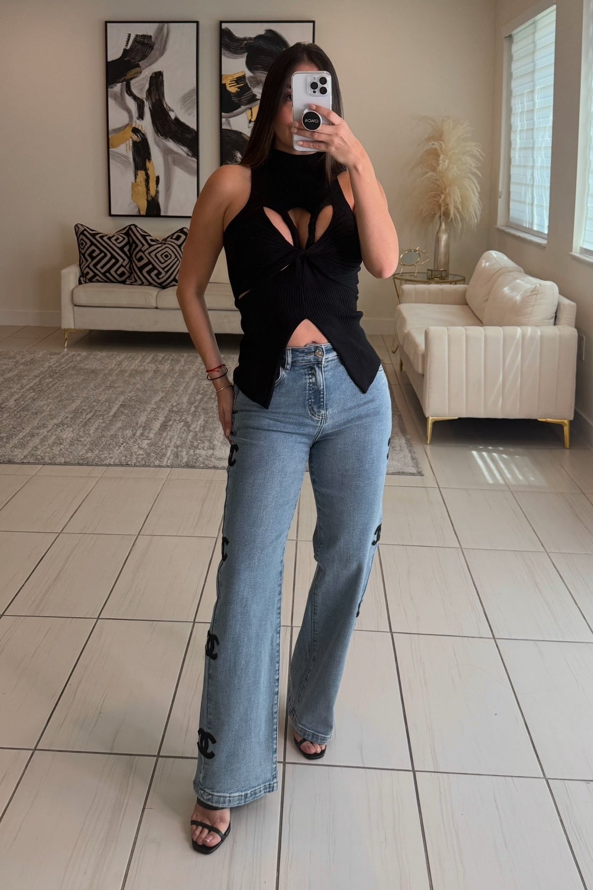 Luxe Braid Black Top