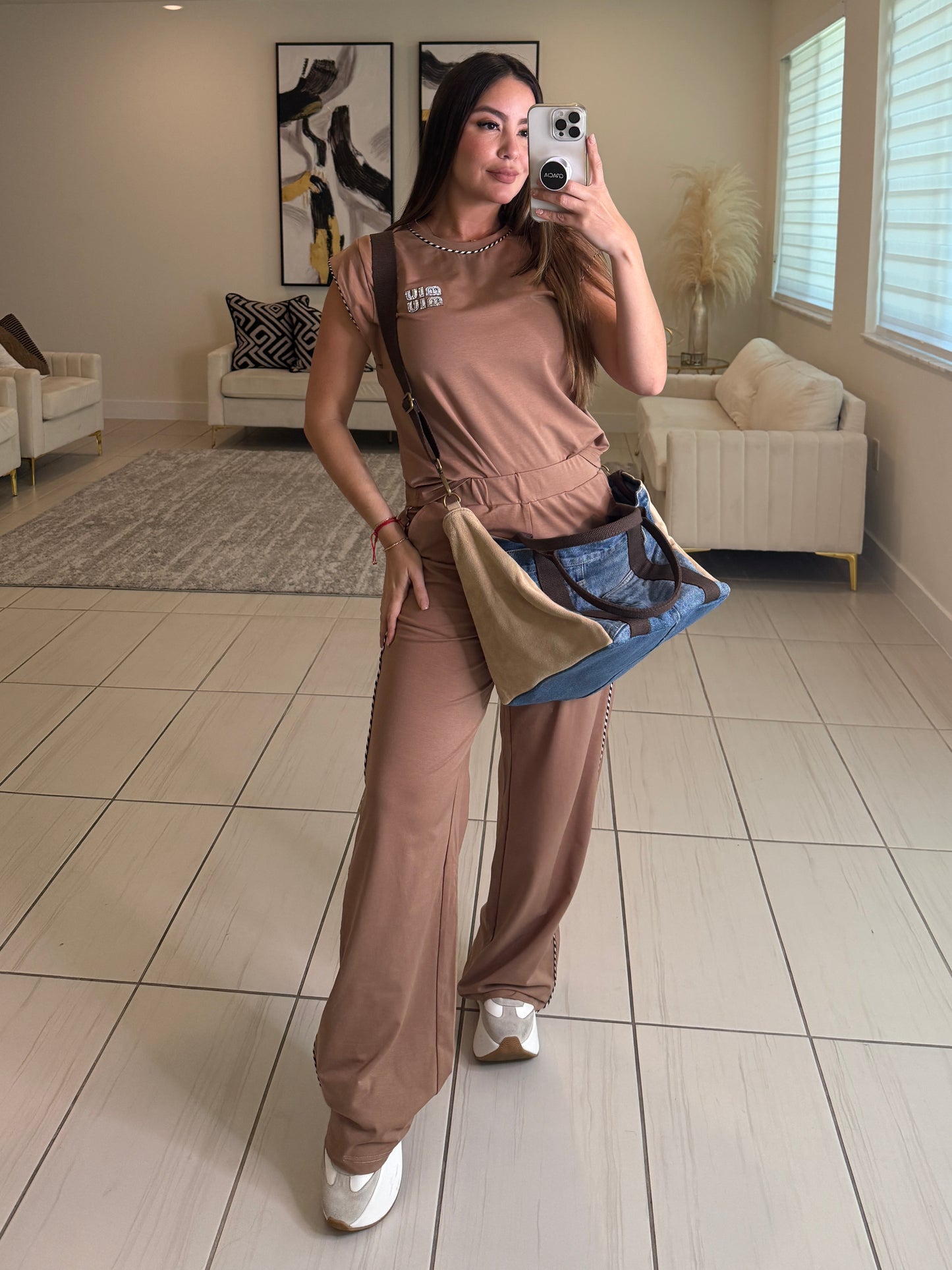 Iconic Muse Khaki Pant Set