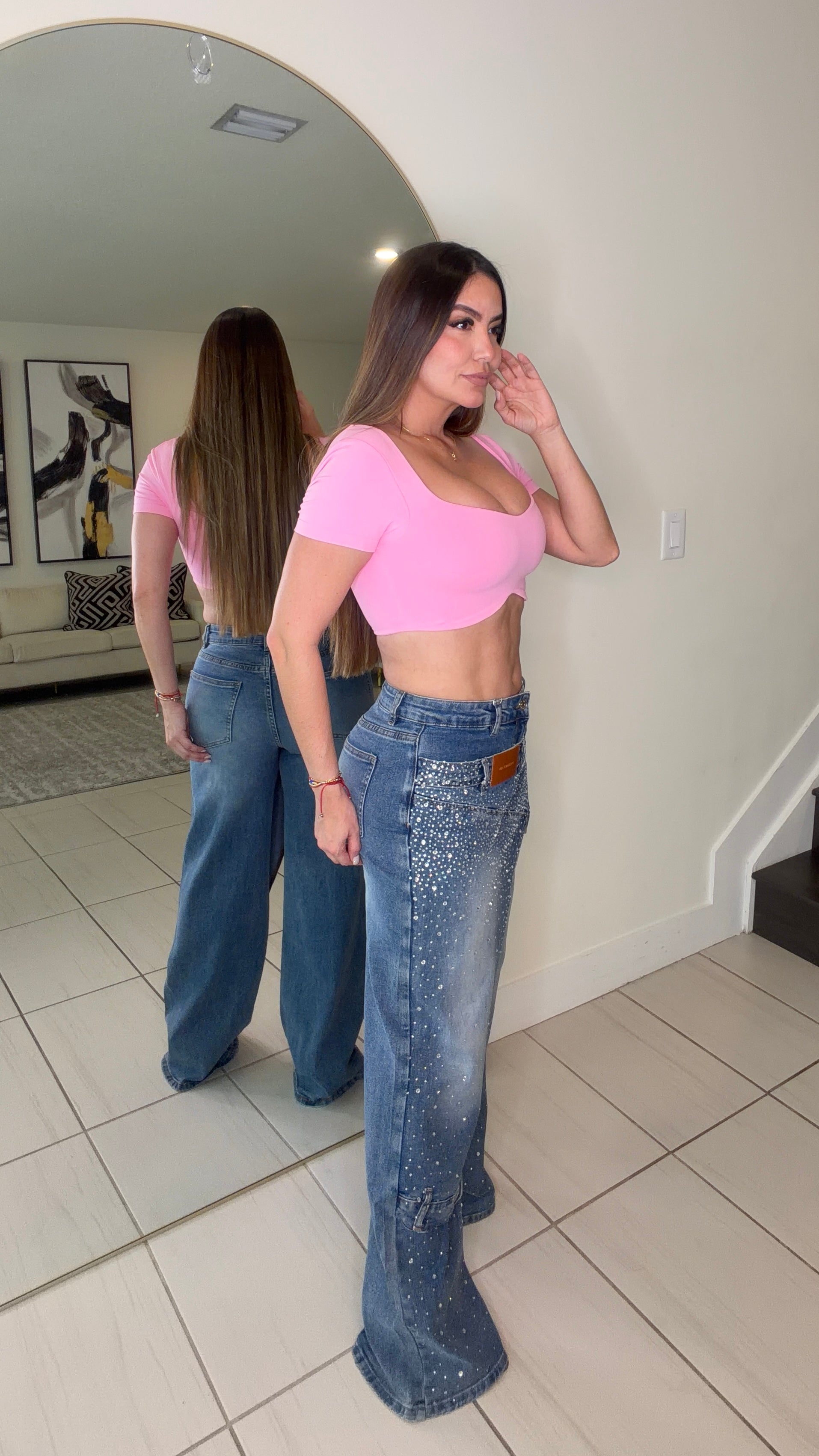 Essence Basic Pink Top