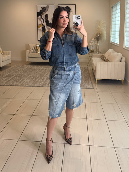 Modern Edge Denim Short