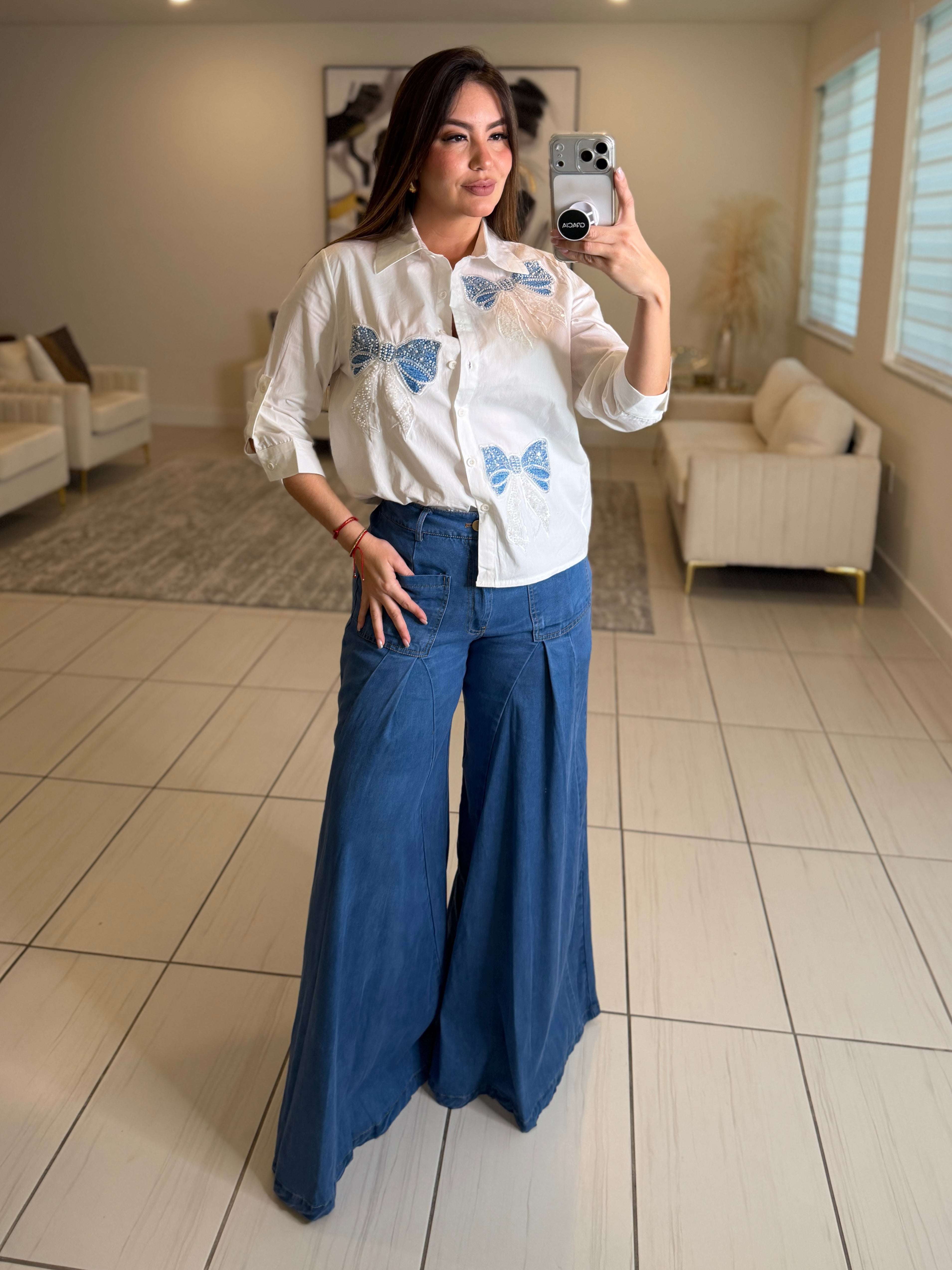 Sweet Bows White Shirt