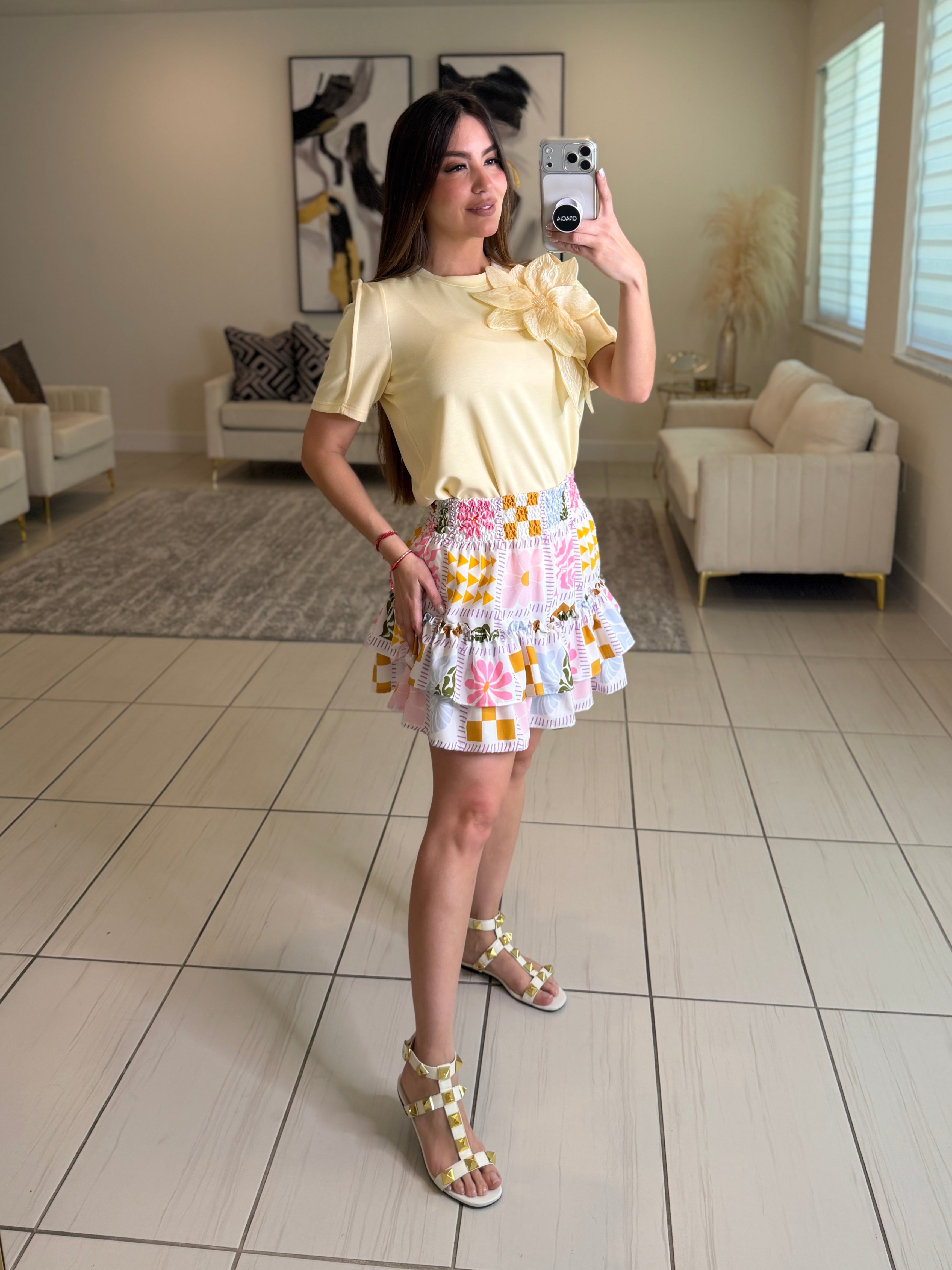 Pretty Bloom Colorful Skirt