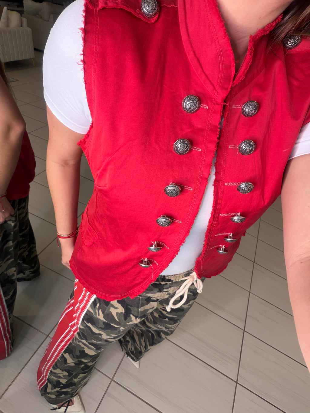 Napoleon Red Vest Jacket