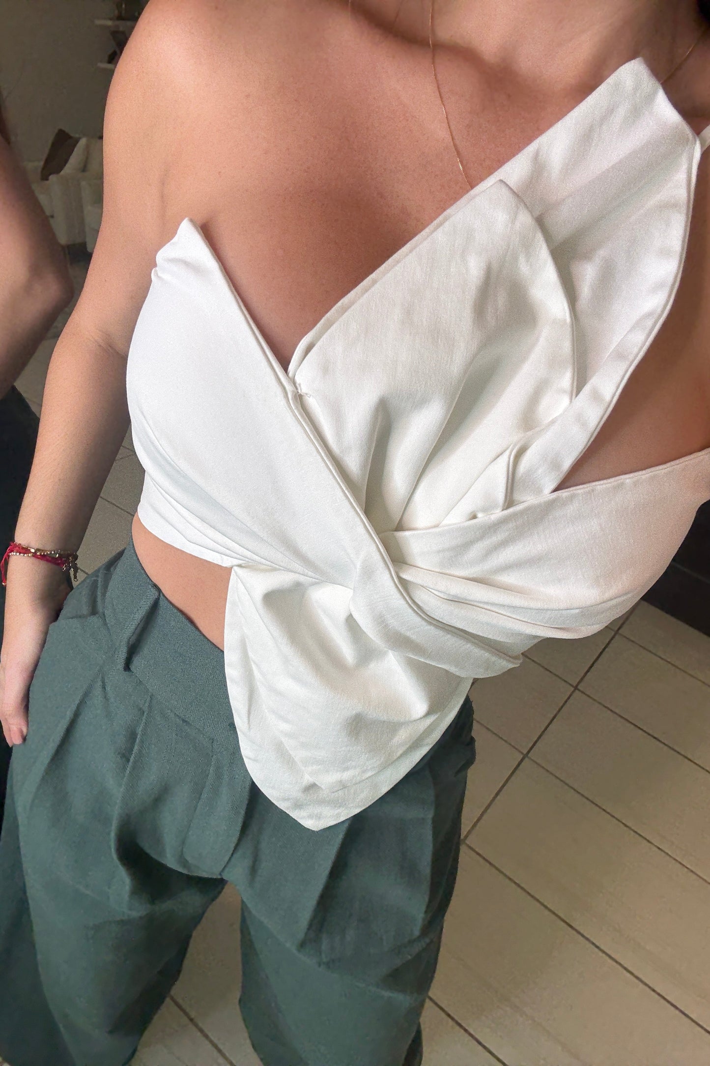 Gravity Flow Balloon Green Pants