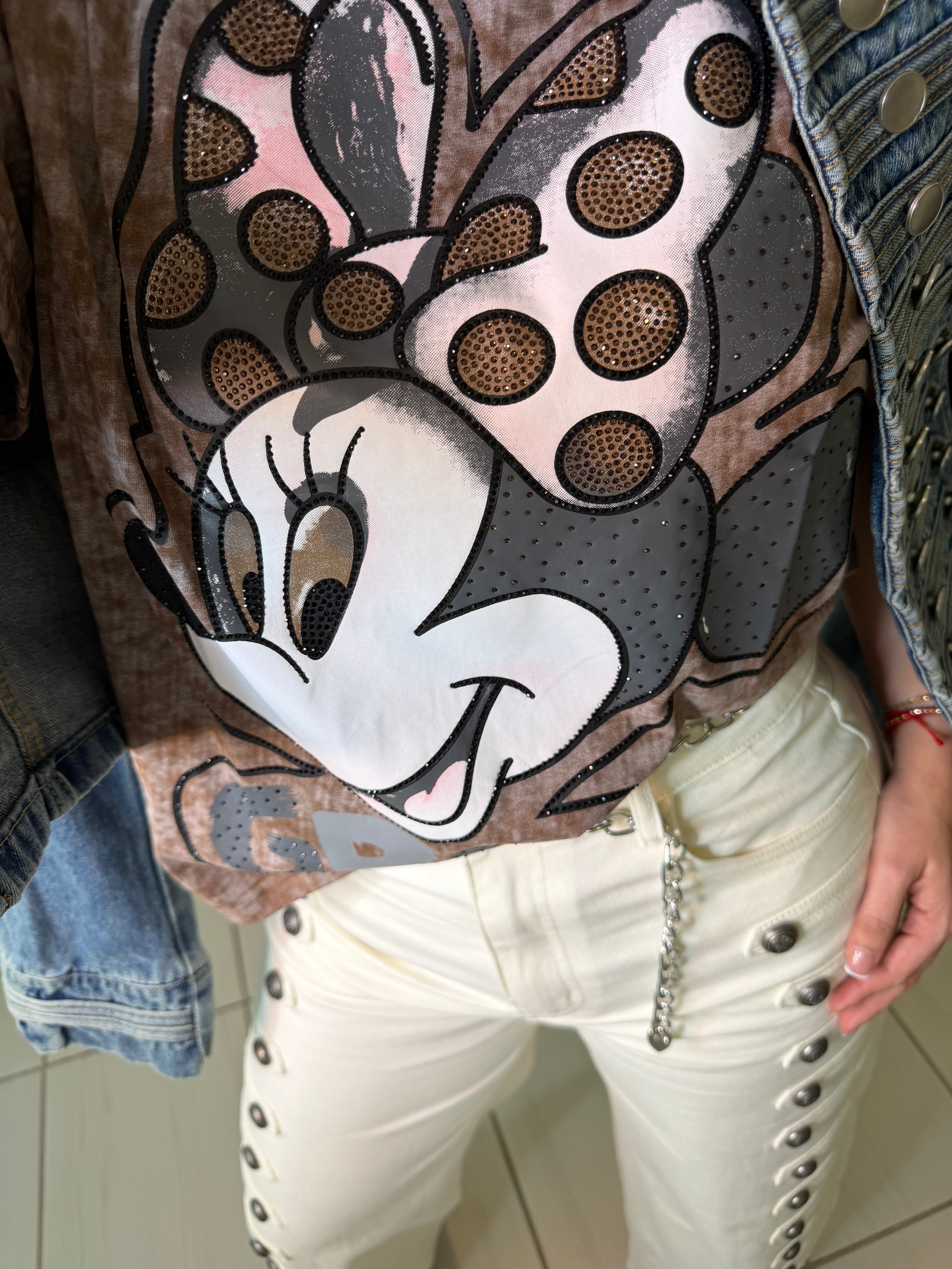 Funny Brown Washed Tshirt