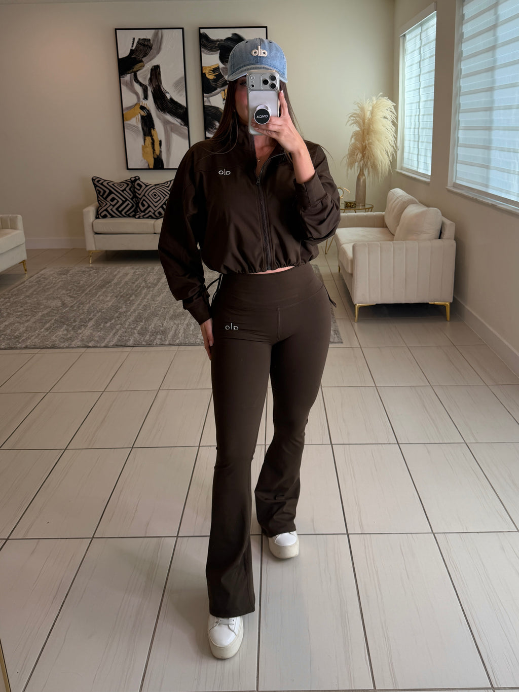 Softsculpt Halo Brown Pants Set