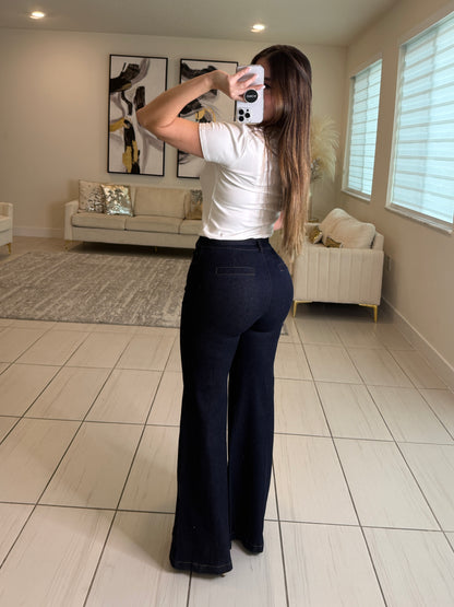 Refined Flow Dark Denim Pants