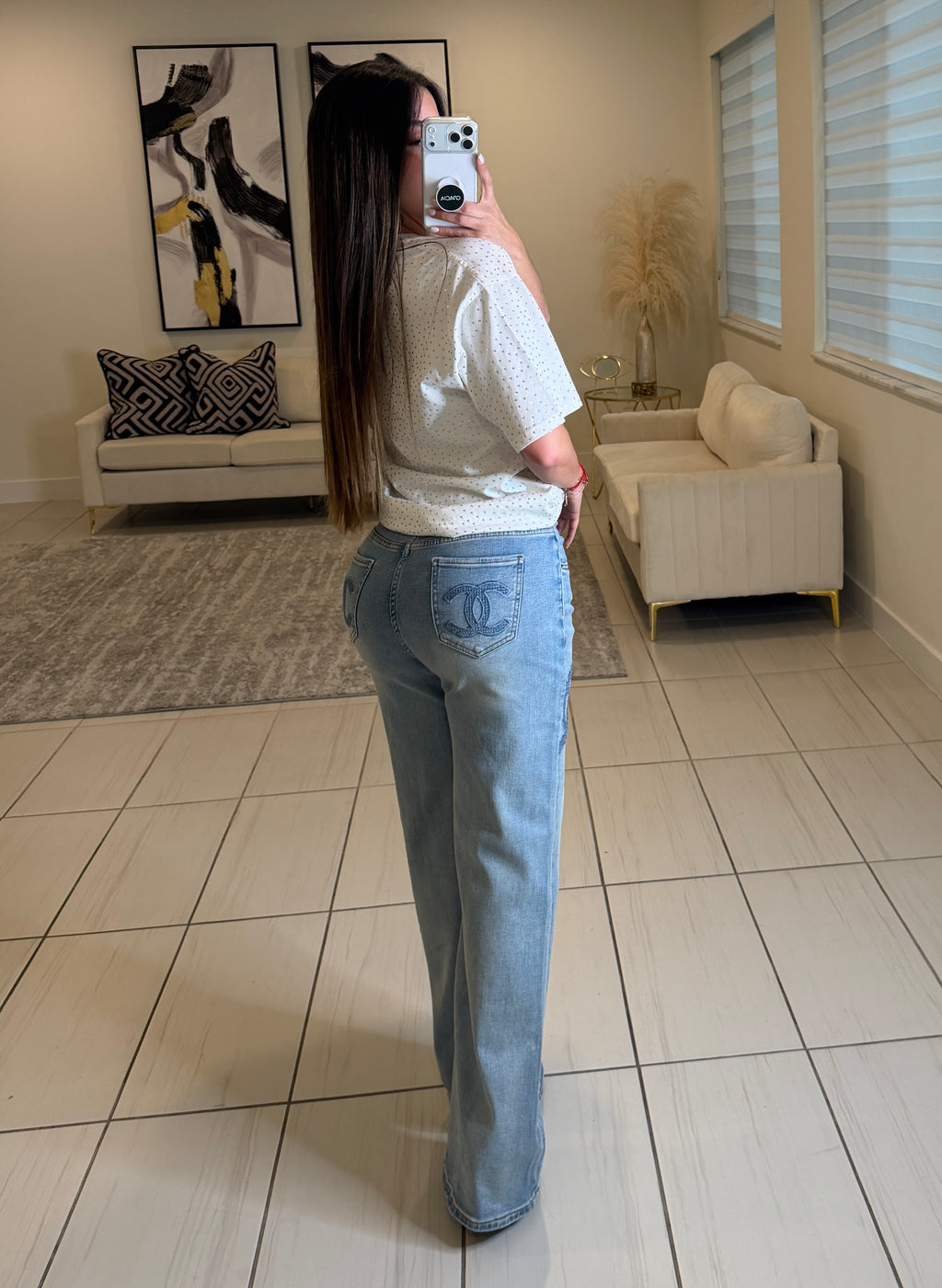 Iconic Light Blue Denim Pants