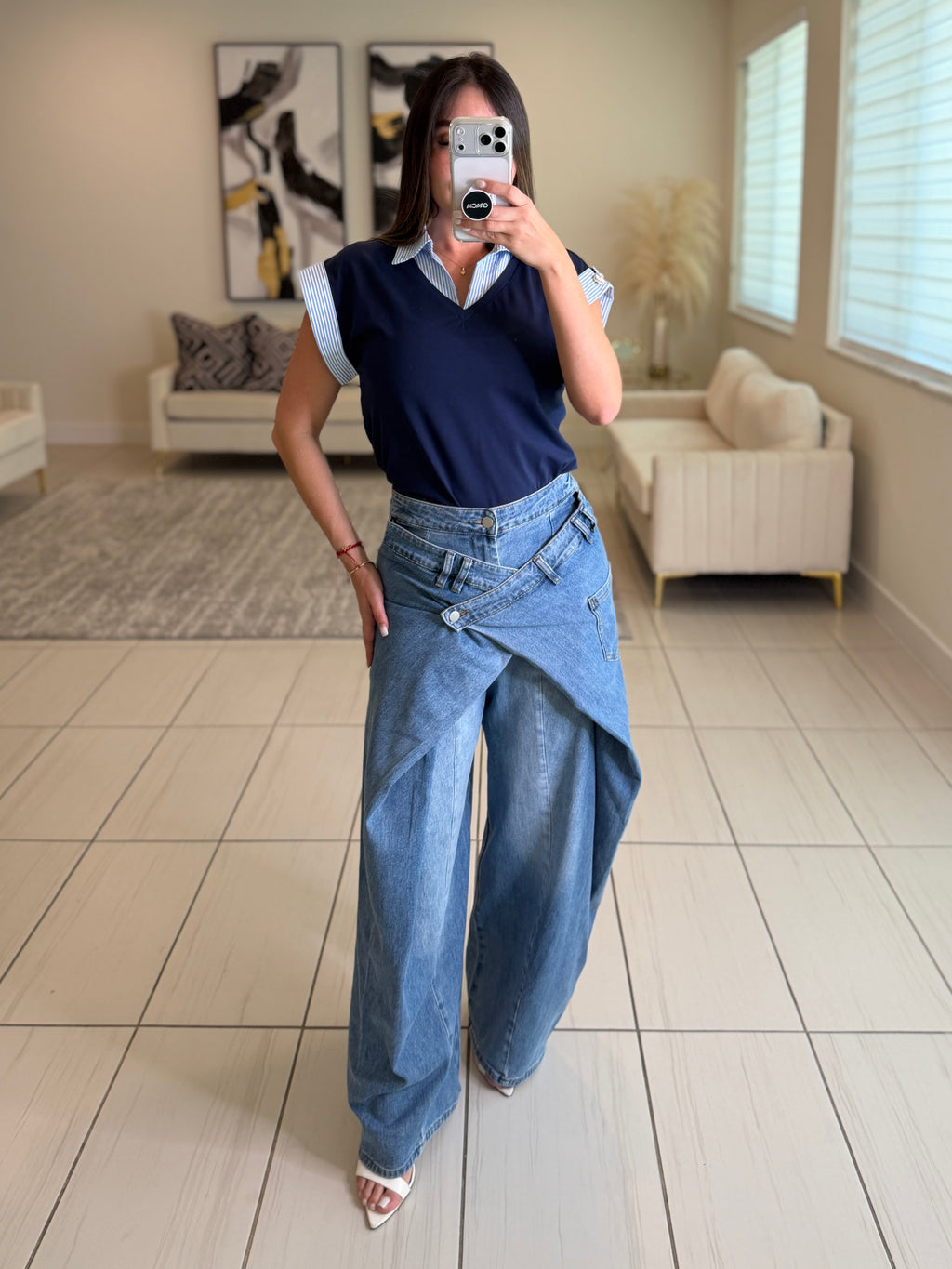 Tactical Edge Blue Denim Pants