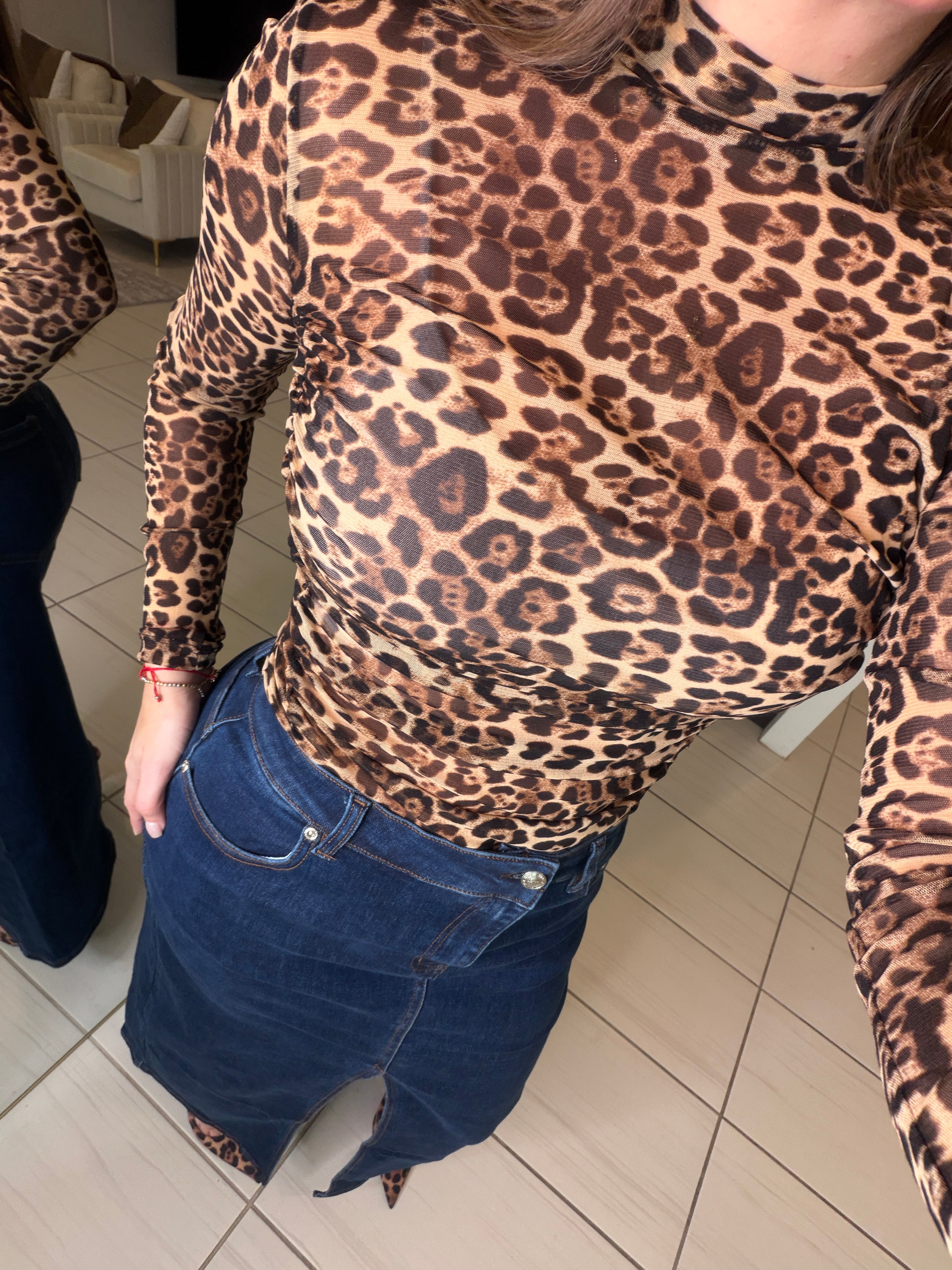 Wild Passion Leopard Print Bodysuit