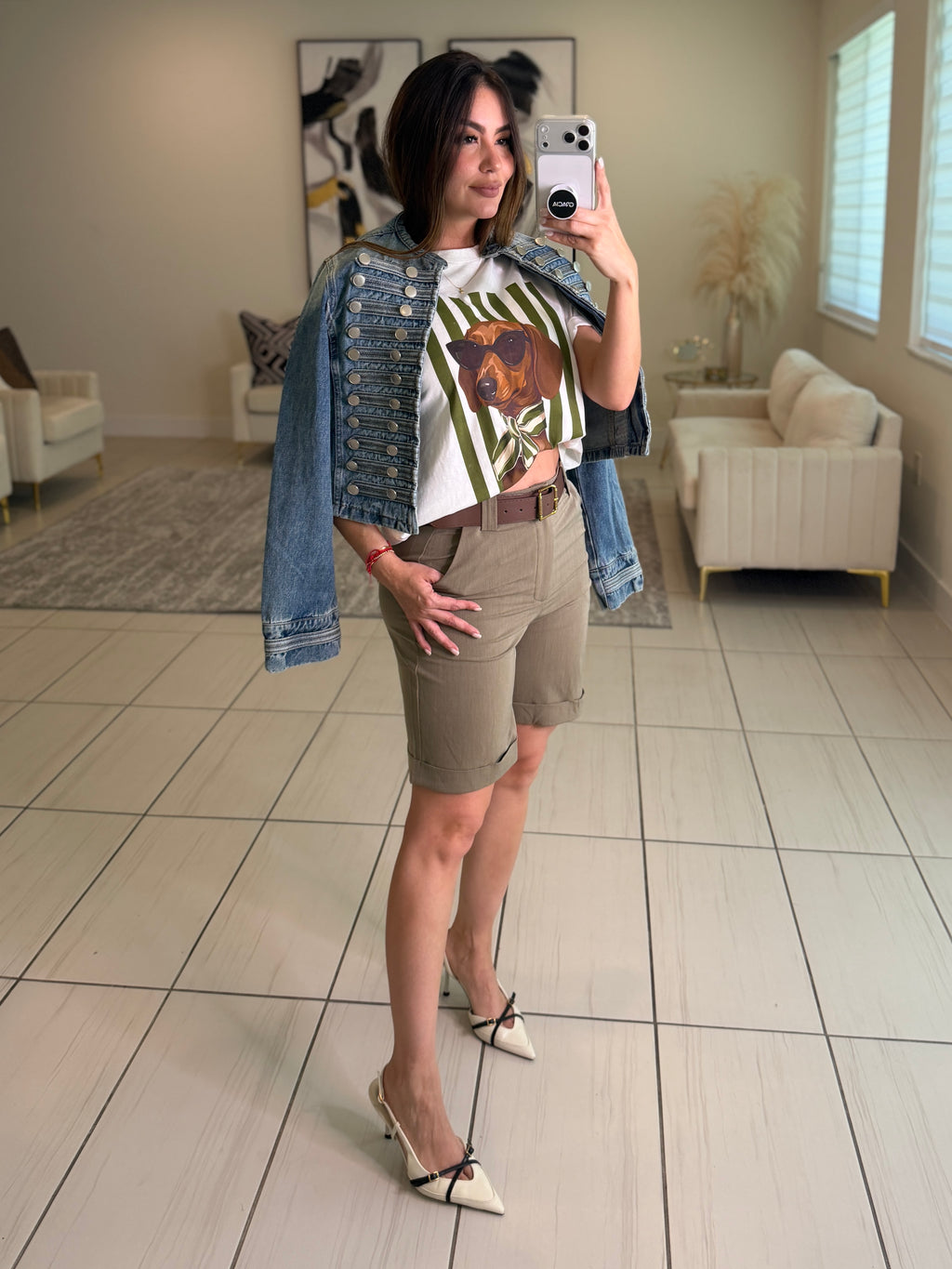 Cabana Muse Taupe Shorts