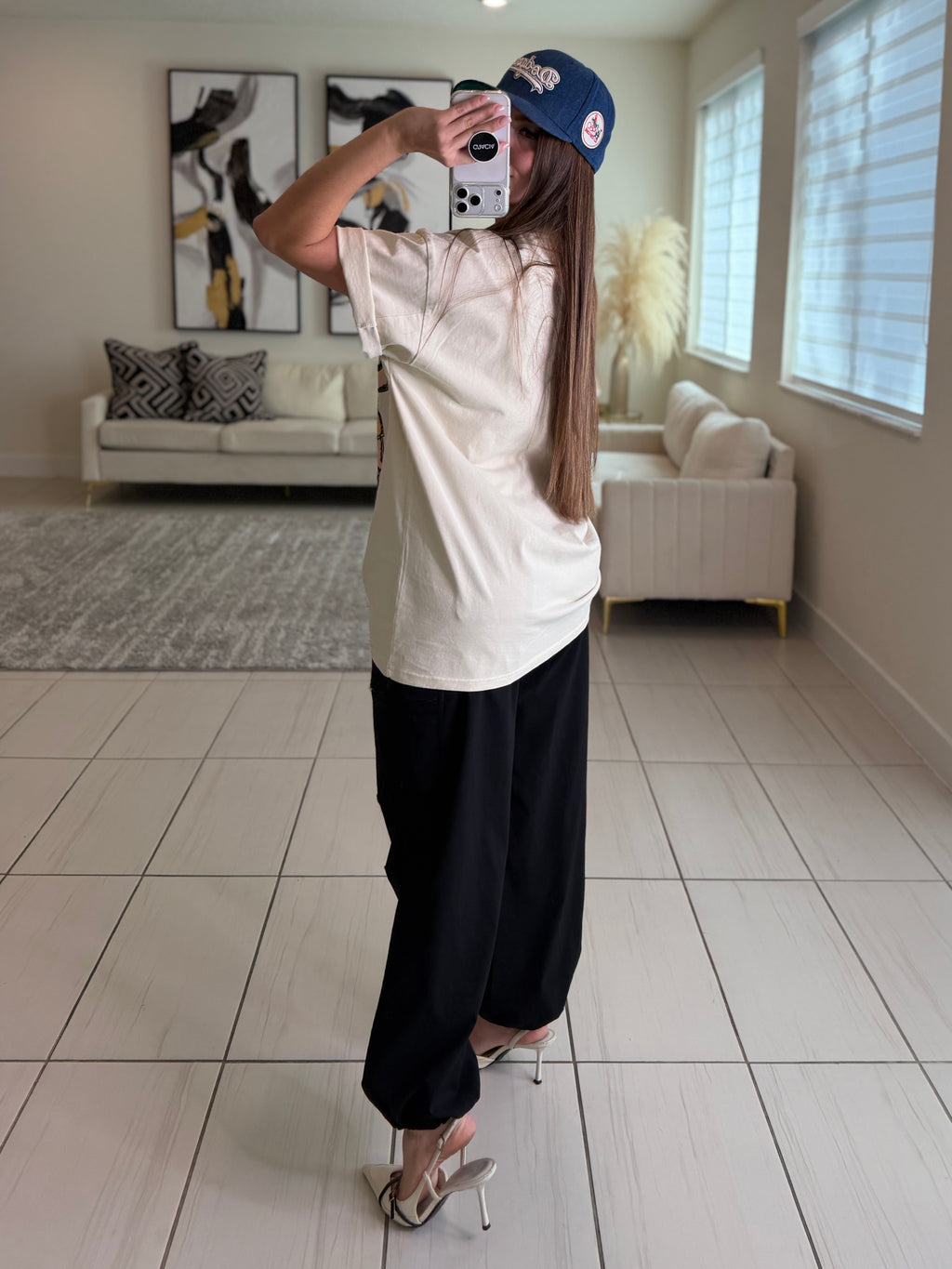 Good Fortune Beige Tshirt