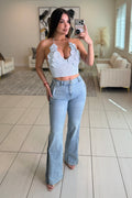 Charming Sparkles Denim Pants