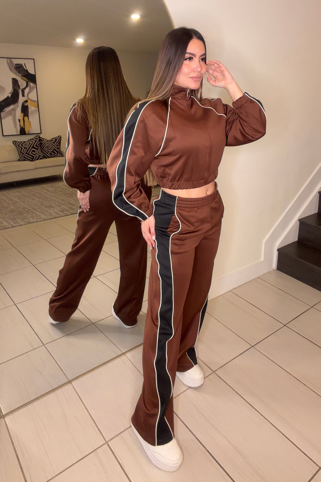Espresso Element Brown Pant Set