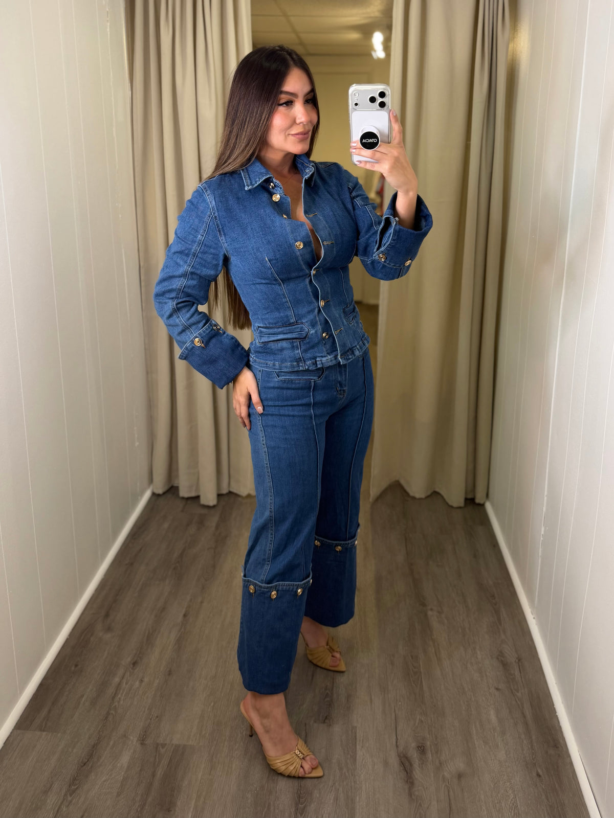 Pirate Rebellion Blue Denim Pant Set