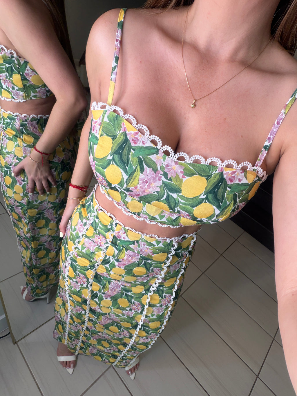 Amalfi Blossom Skirt Set