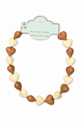 Love Pop Brown and Beige Necklace