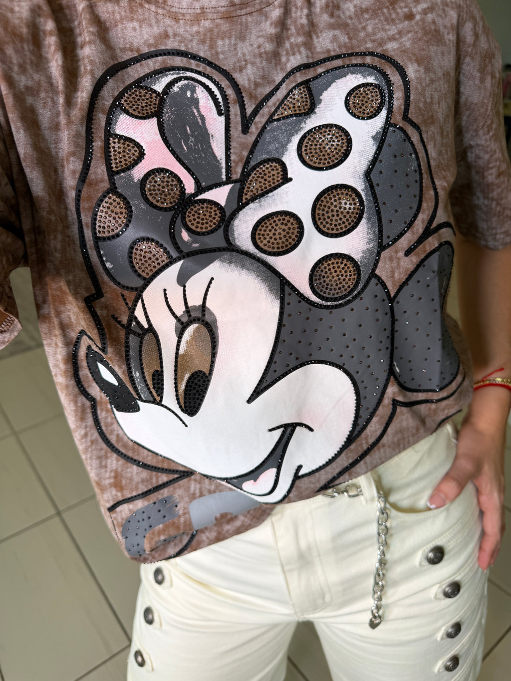 Funny Brown Washed Tshirt