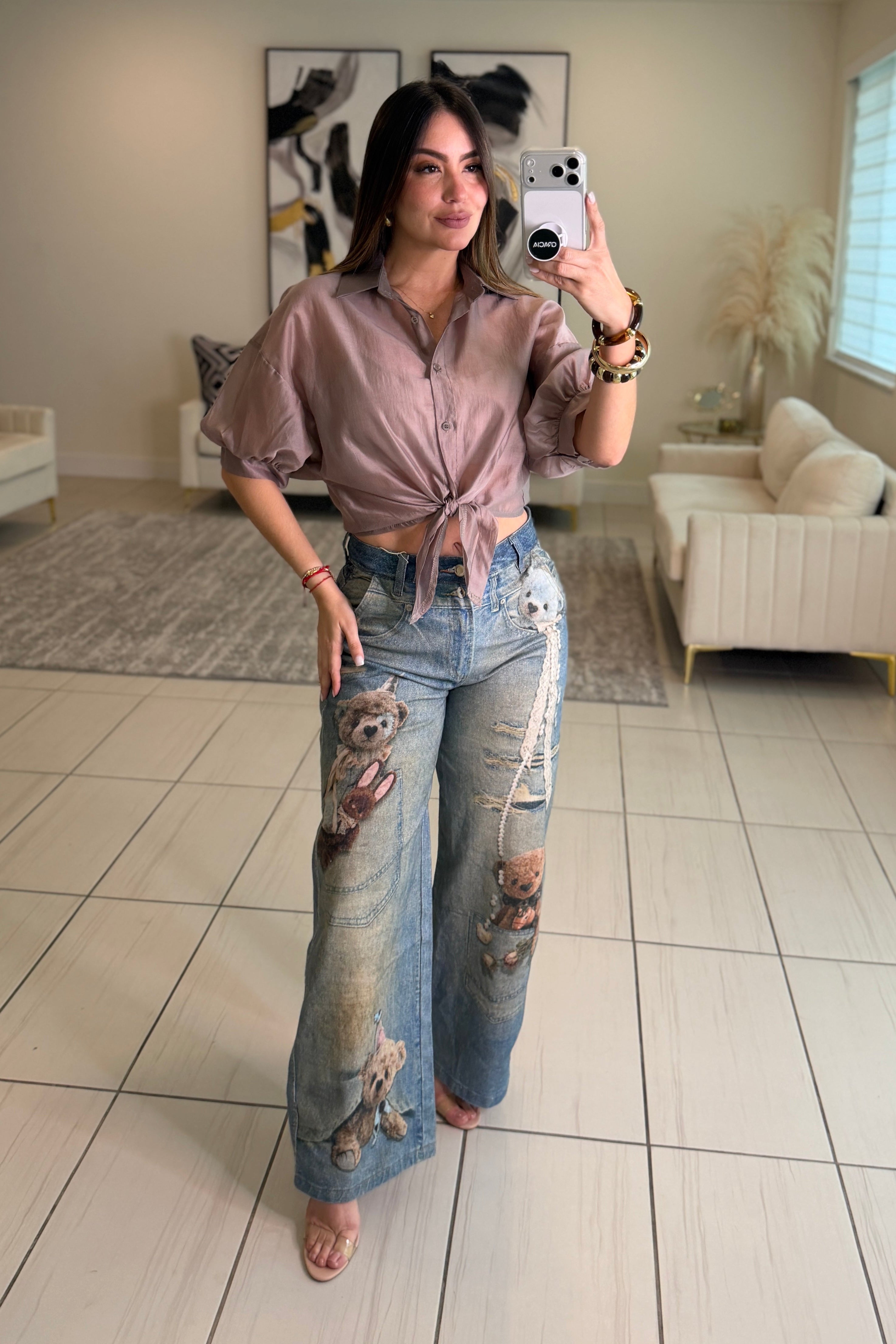 Bear Muse Barrel Pants