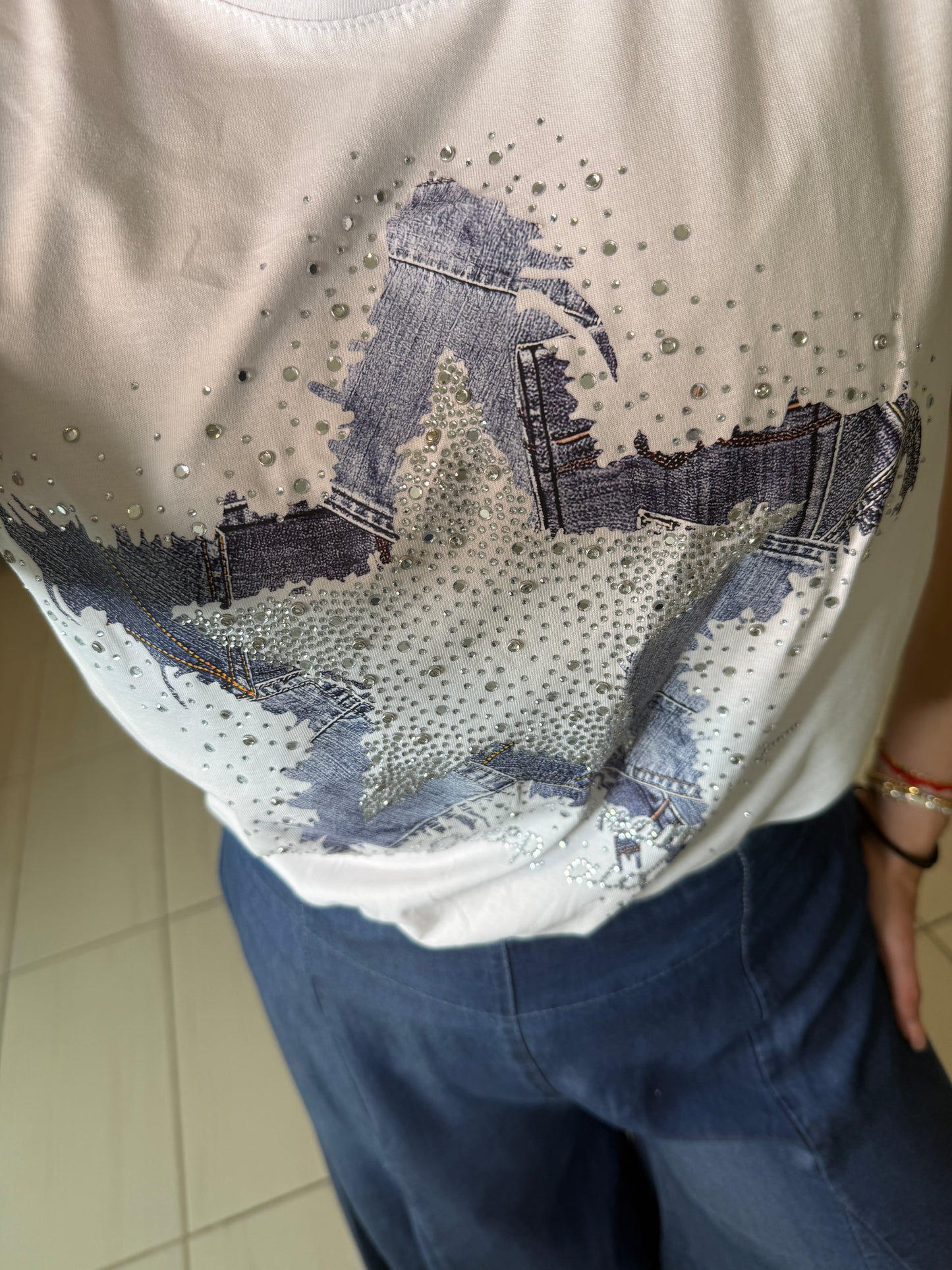 Shine like a Star White Top