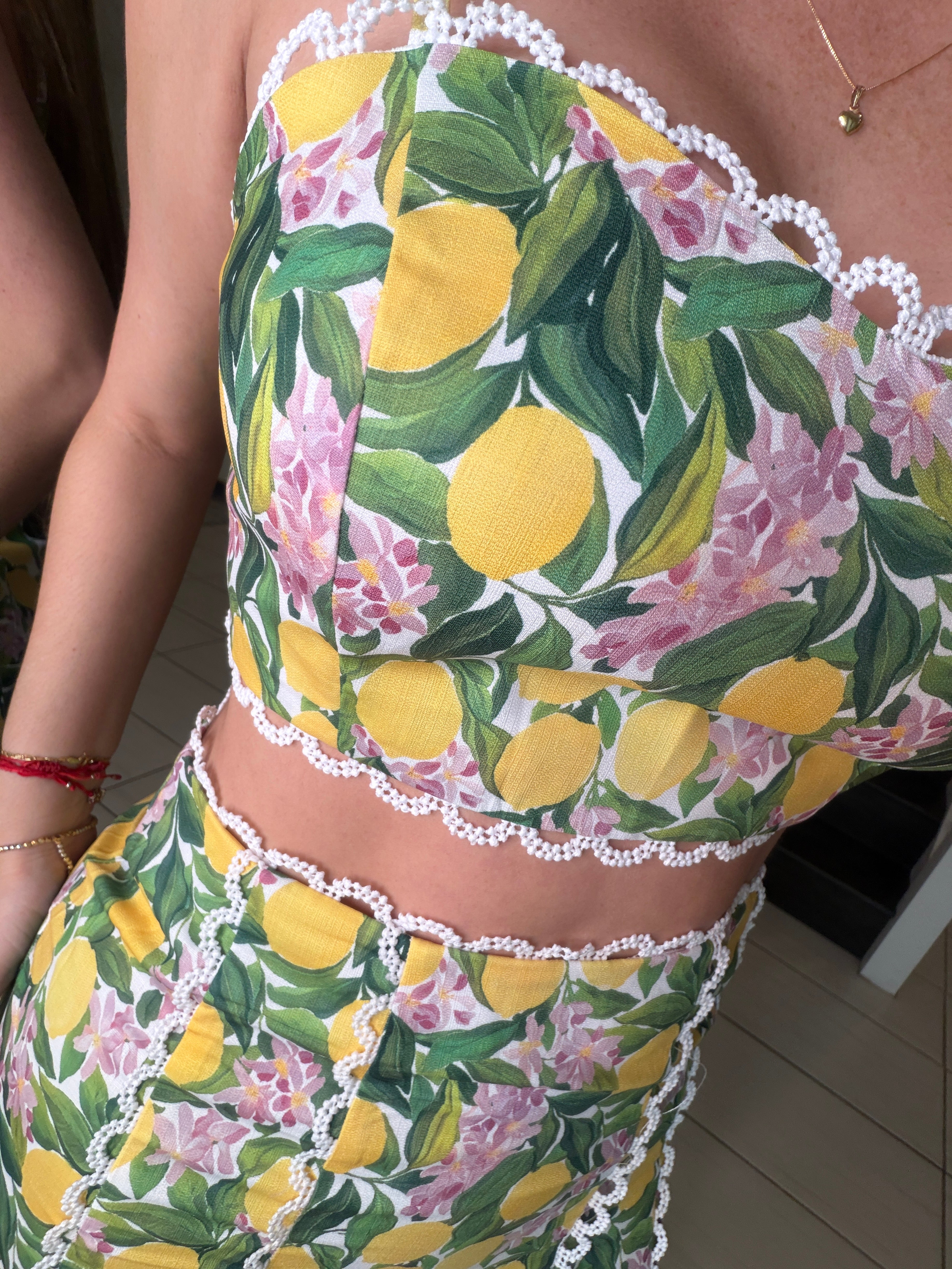 Amalfi Blossom Skirt Set