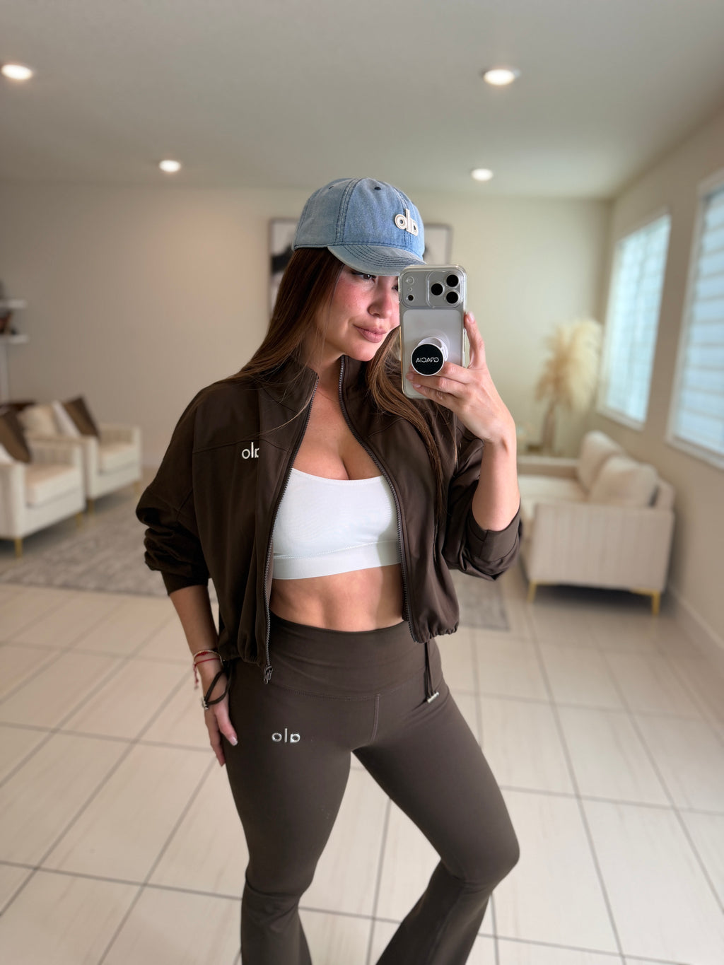 Softsculpt Halo Brown Pants Set