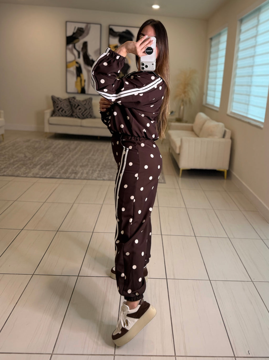 Oriental Polka Muse Brown Set
