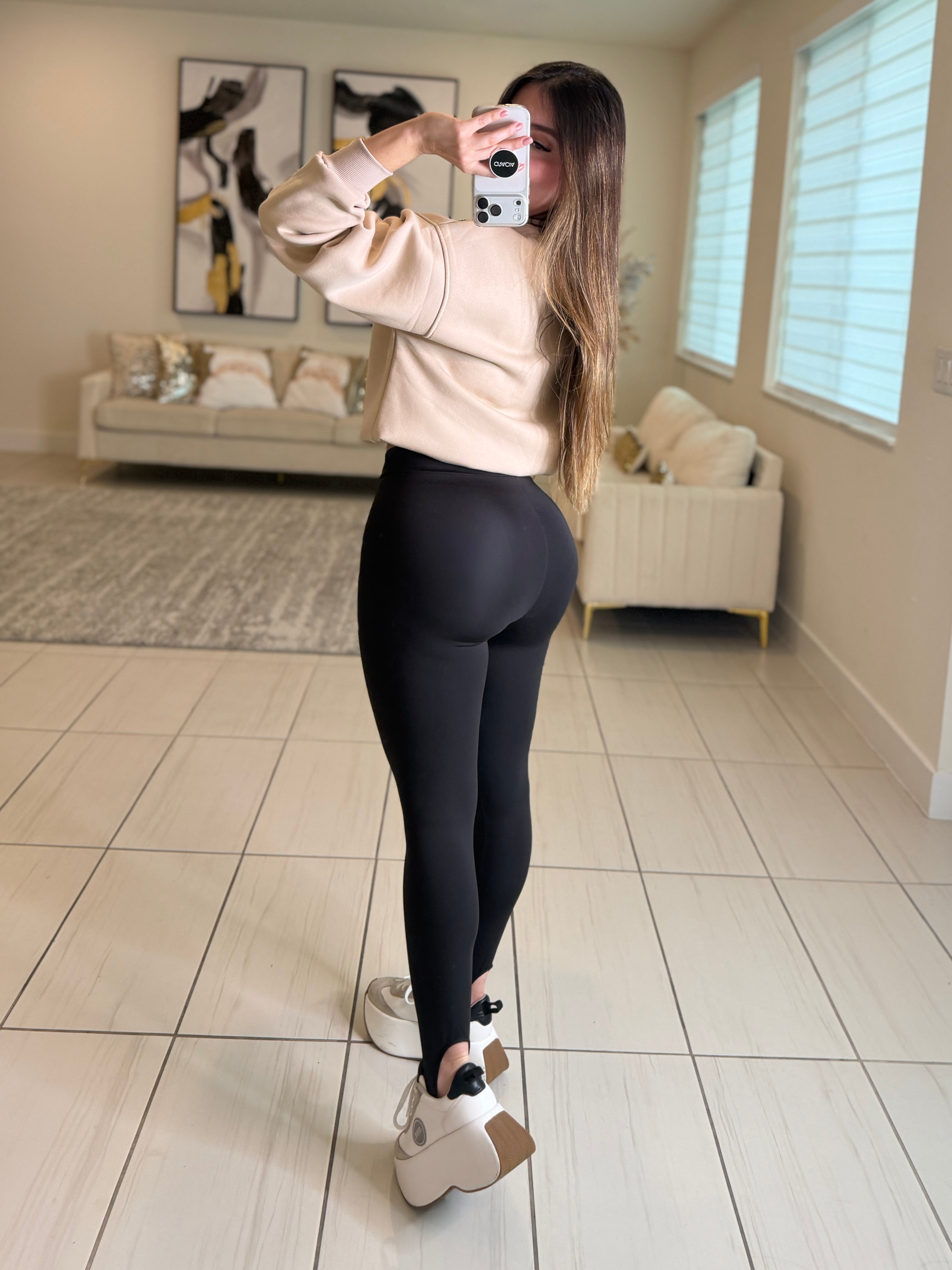 Roar Tiger Fashion Beige Sweater