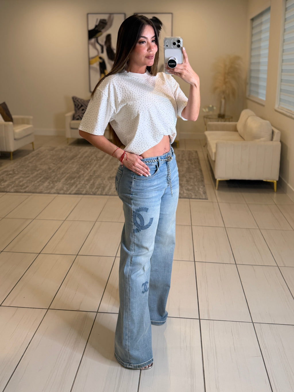 Iconic Light Blue Denim Pants