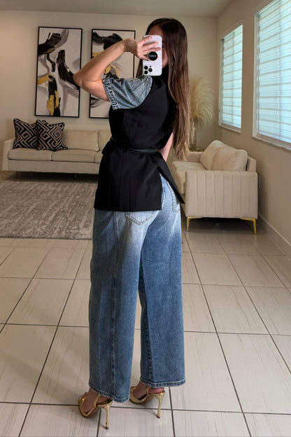 Everyday Muse Barrel Denim Pants
