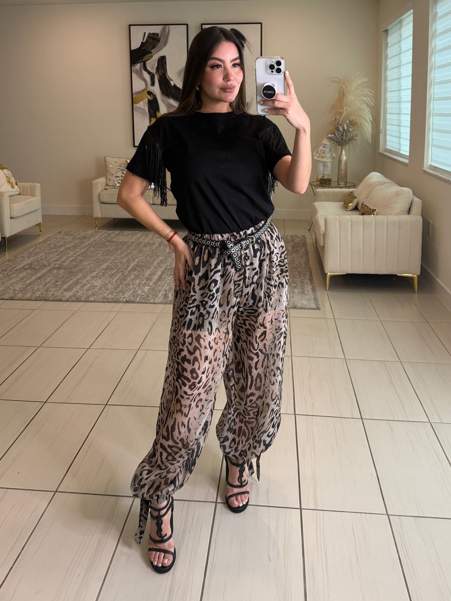 Wild Passion Leopard Balloon Pants