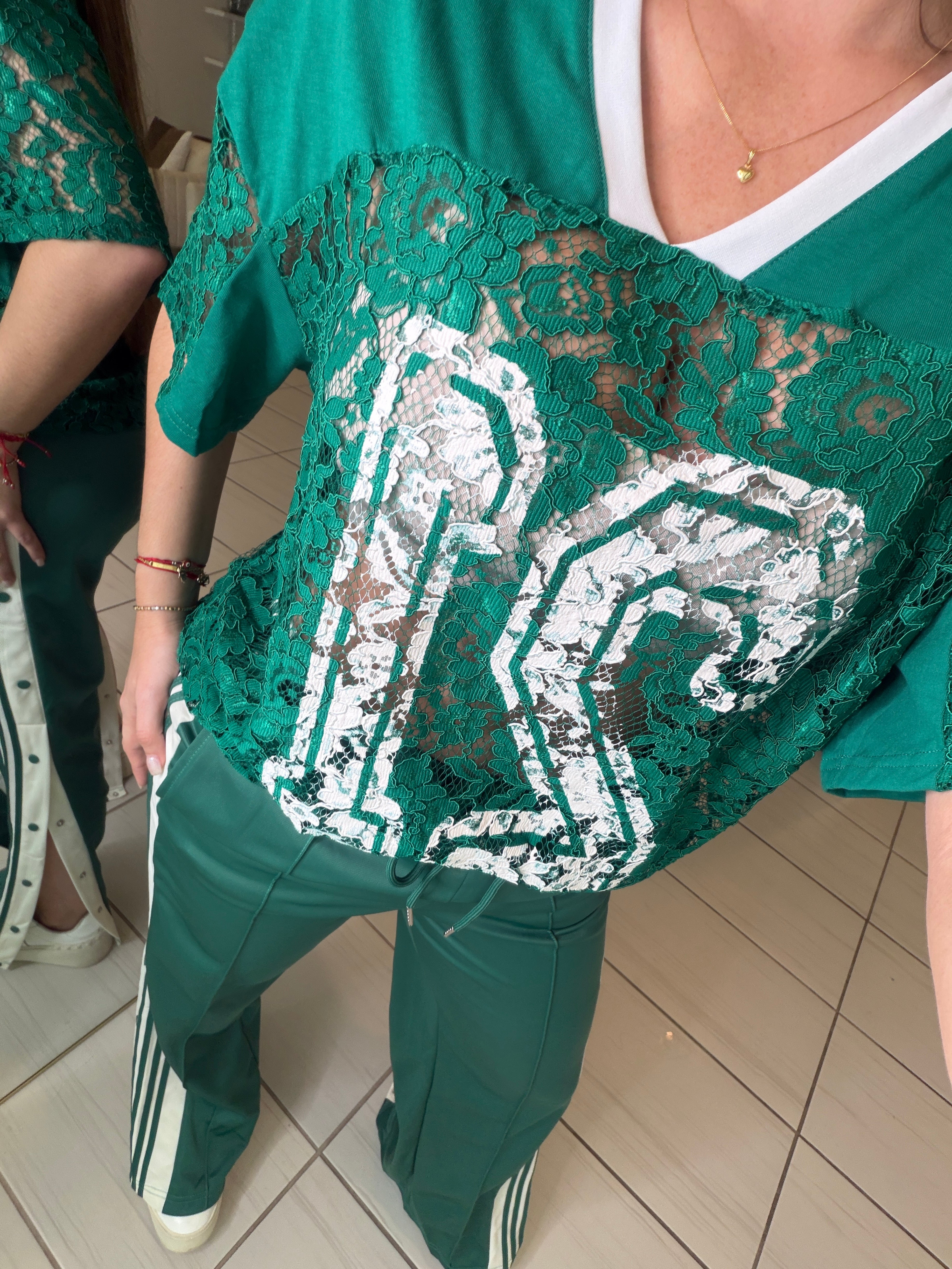 Sporty Chic Green Comfy Pant Set