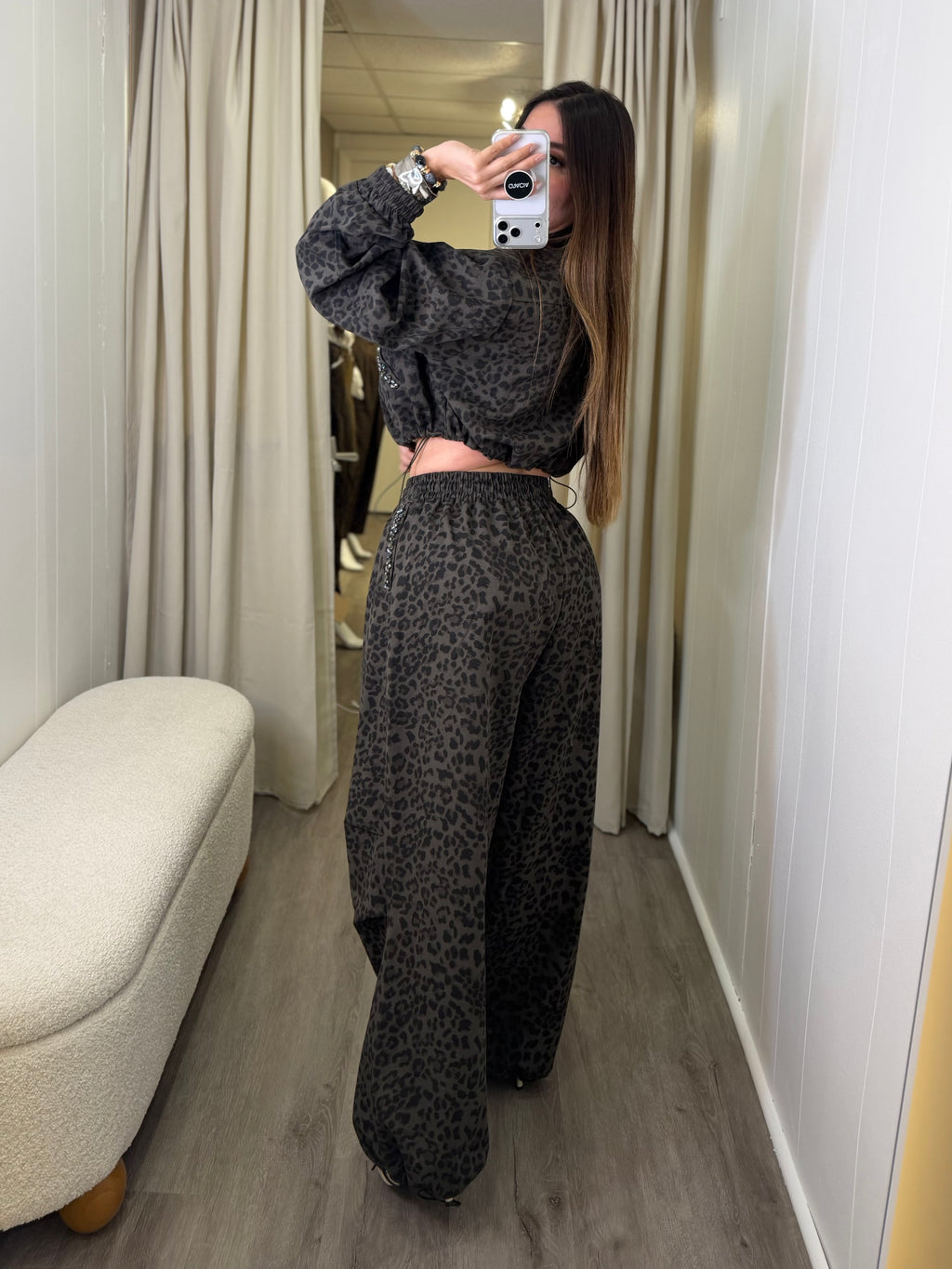 Dark Diva Leopard Print Pant Set