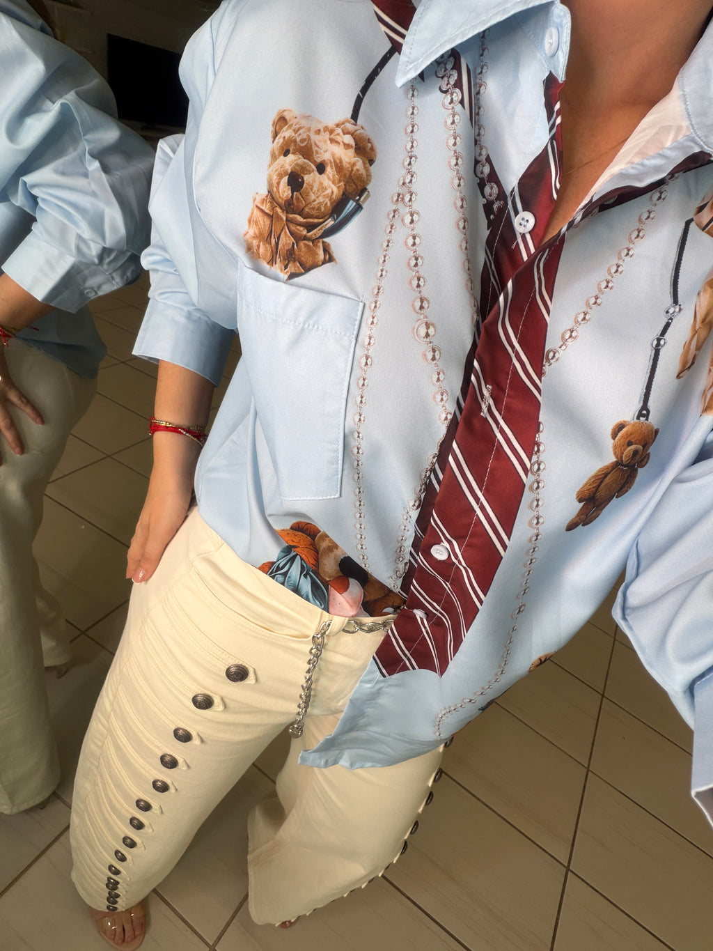 Bear Muse Blue Shirt