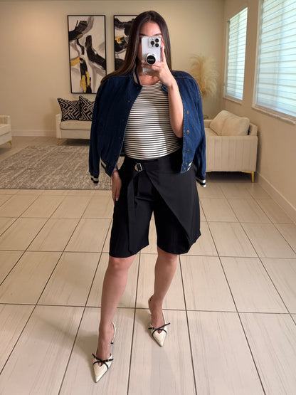 Empire Denim Bomber Jacket