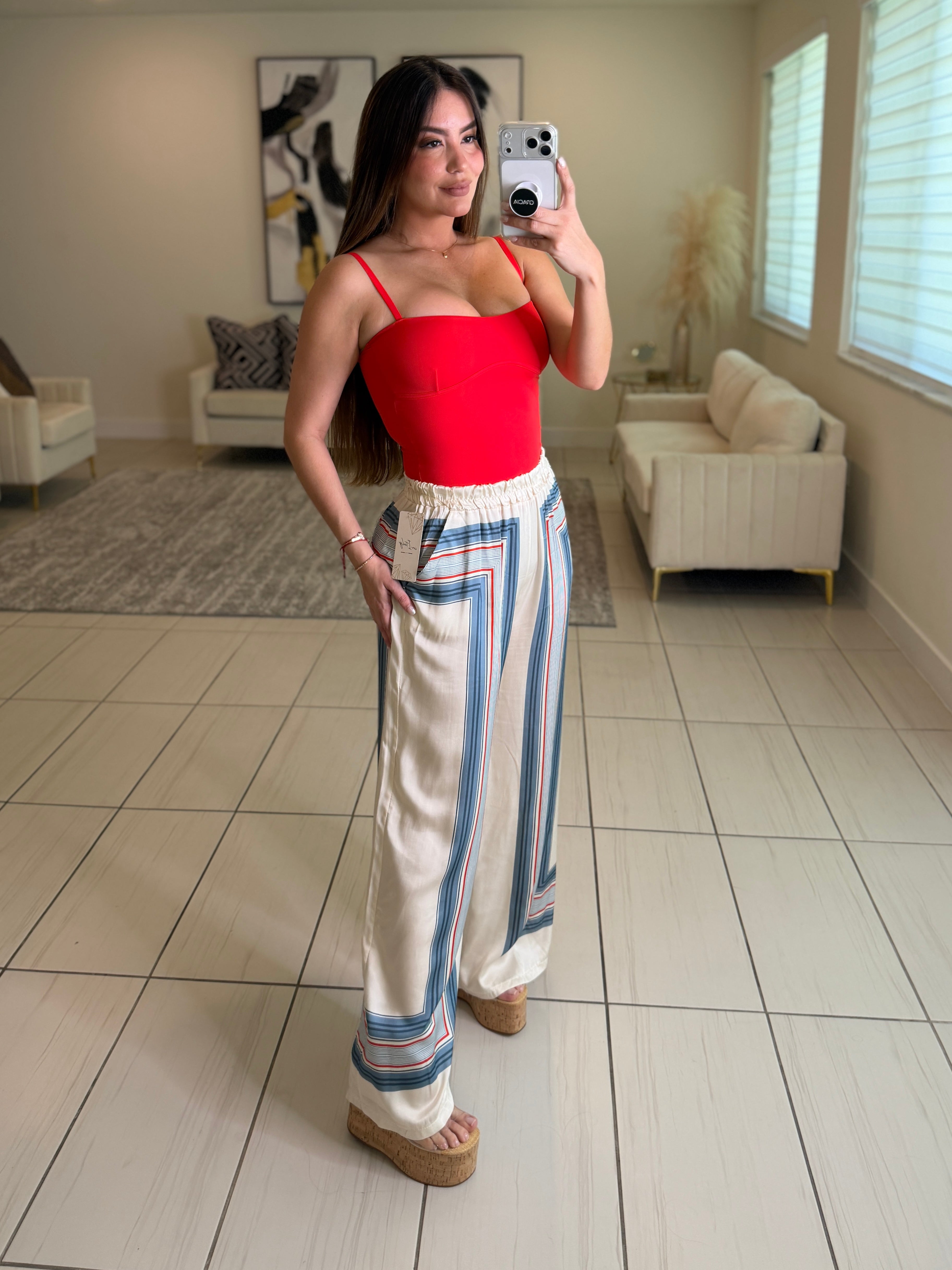 Luxe Essential Red Bodysuit