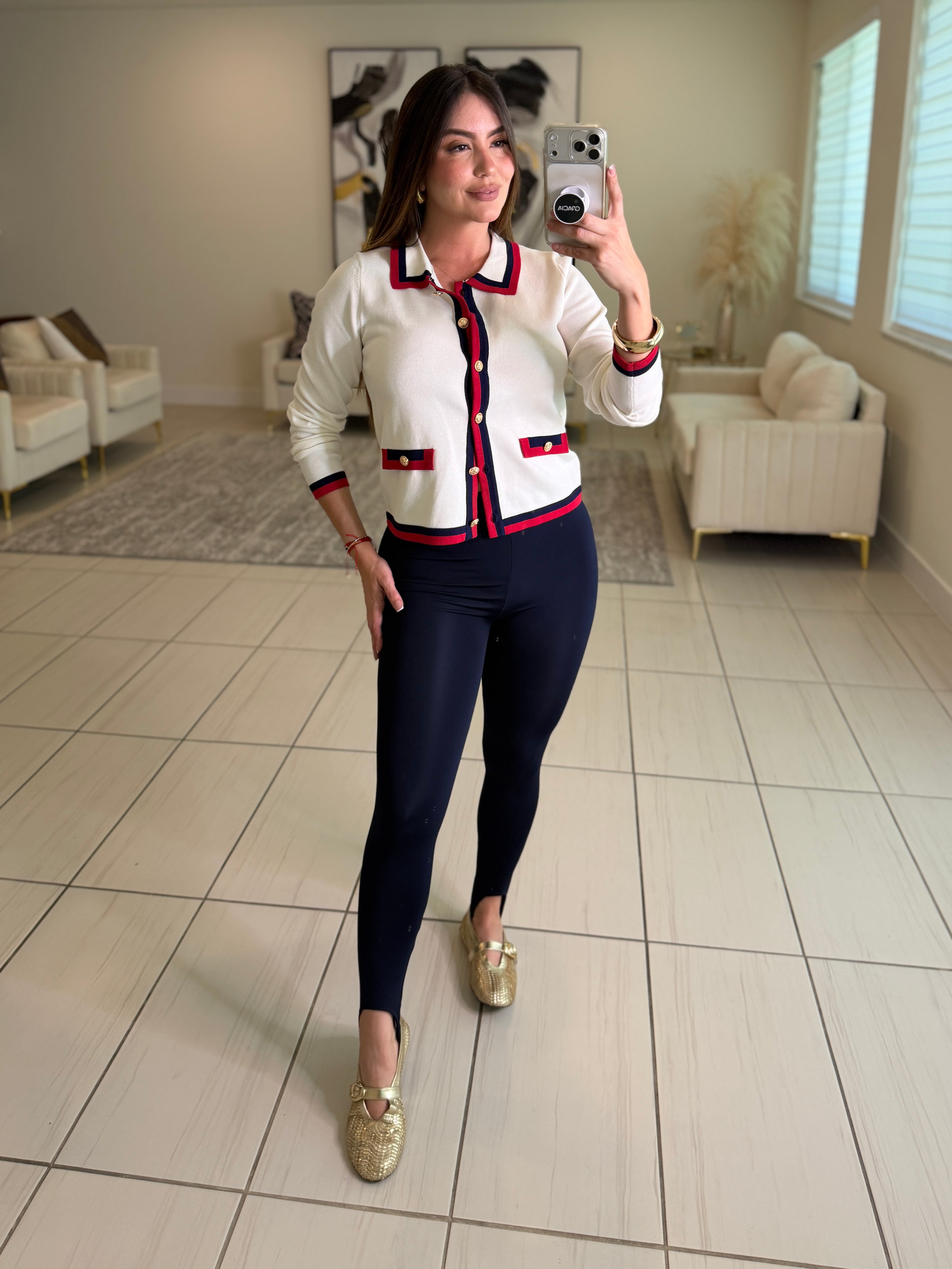 Power Sculpt Navy Blue Leggings