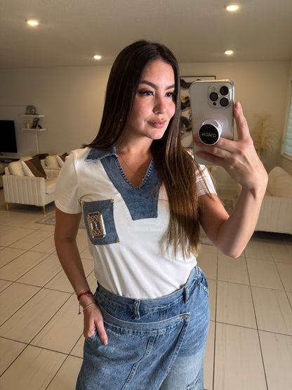 Modern Edge Denim Short